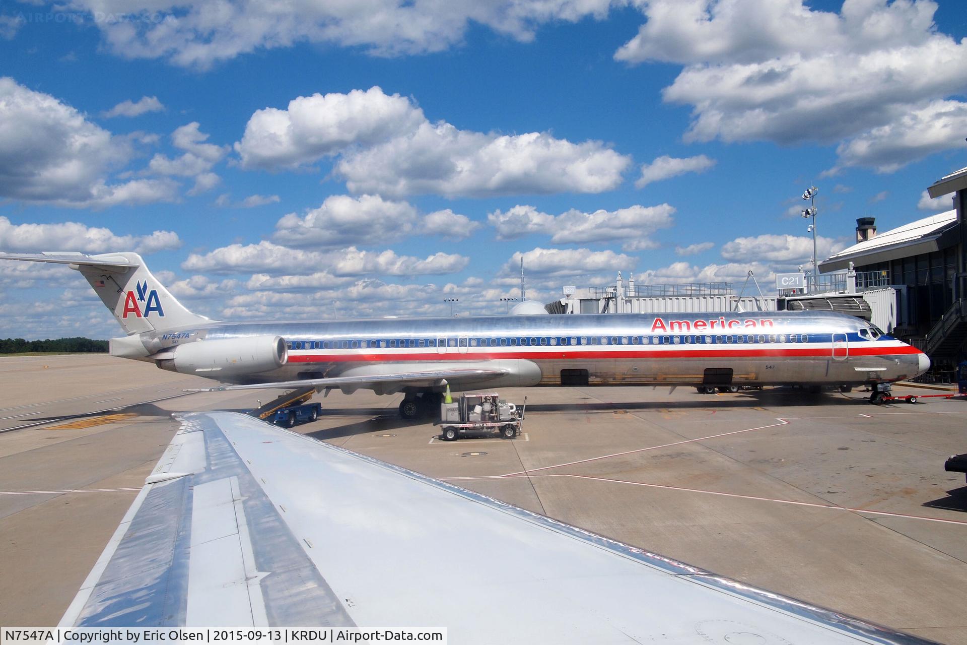 N7547A, 1990 McDonnell Douglas MD-82 (DC-9-82) C/N 53029, MD-82 at RDU