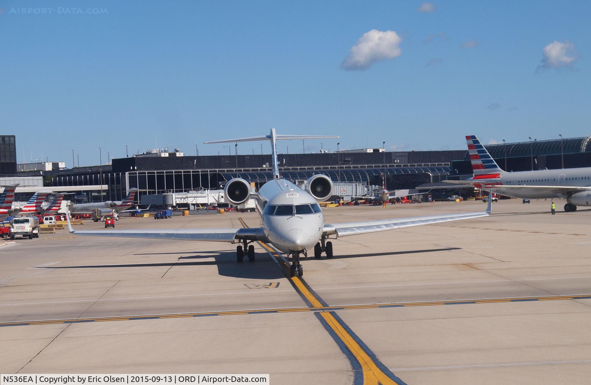 N536EA, Bombardier CRJ-702 (CL-600-2C10) Regional Jet C/N 10315, Bomardier CL-600 at ORD