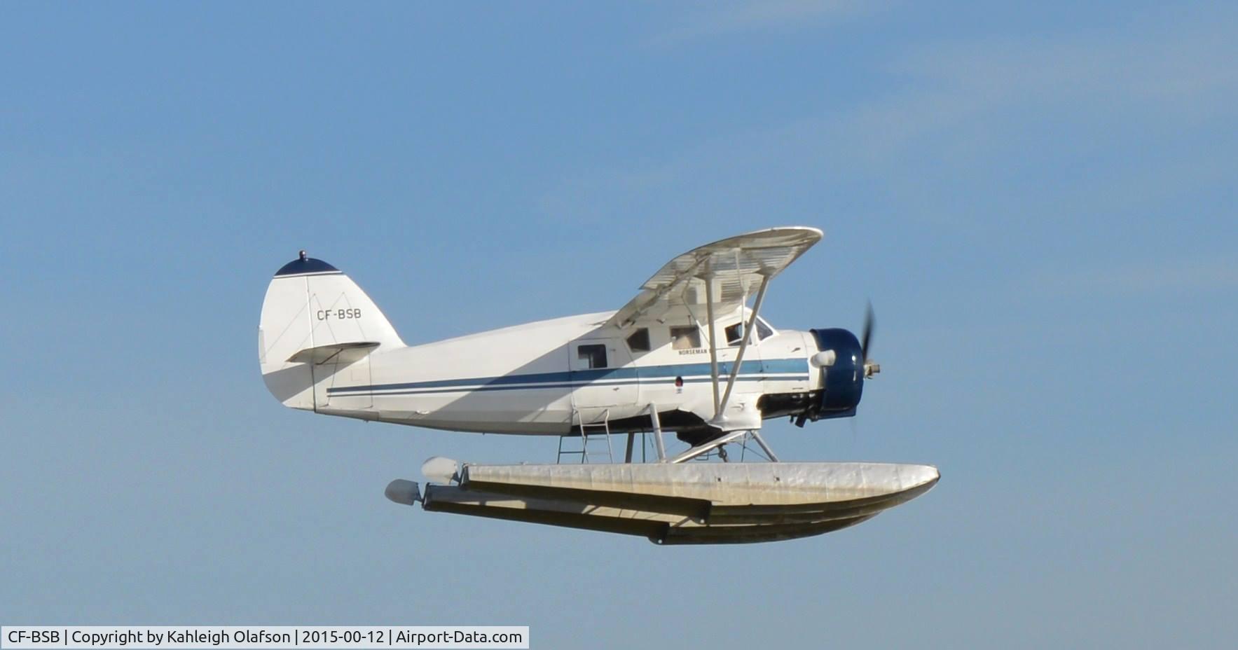 CF-BSB, 1945 Noorduyn Norseman V C/N N29-15, Take on the Icelandic River at Riverton, Manitoba, September 12, 2015