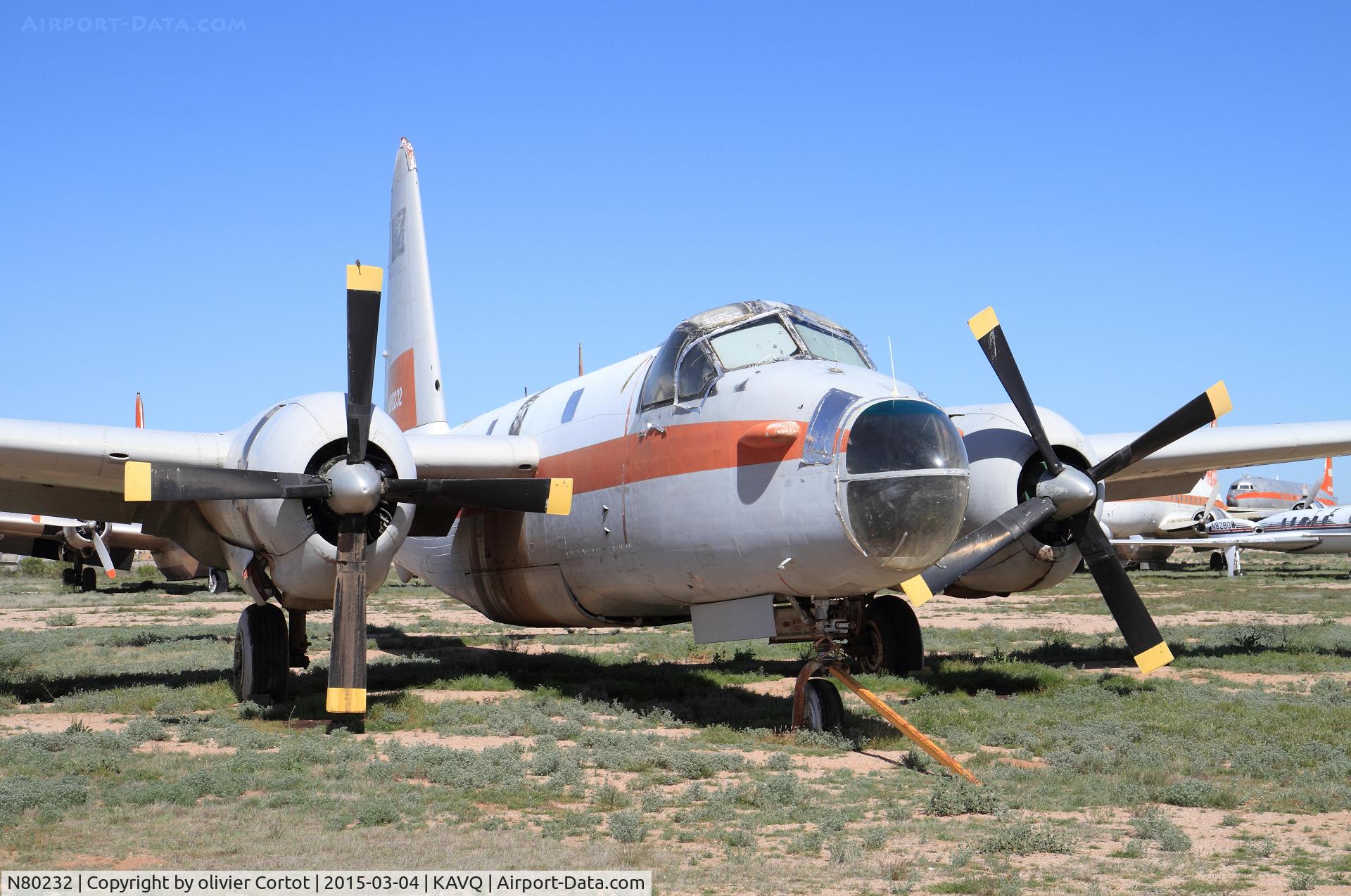 N80232, 1991 Lockheed SP-2H (P2V-7S) Neptune C/N 726-7198, front view