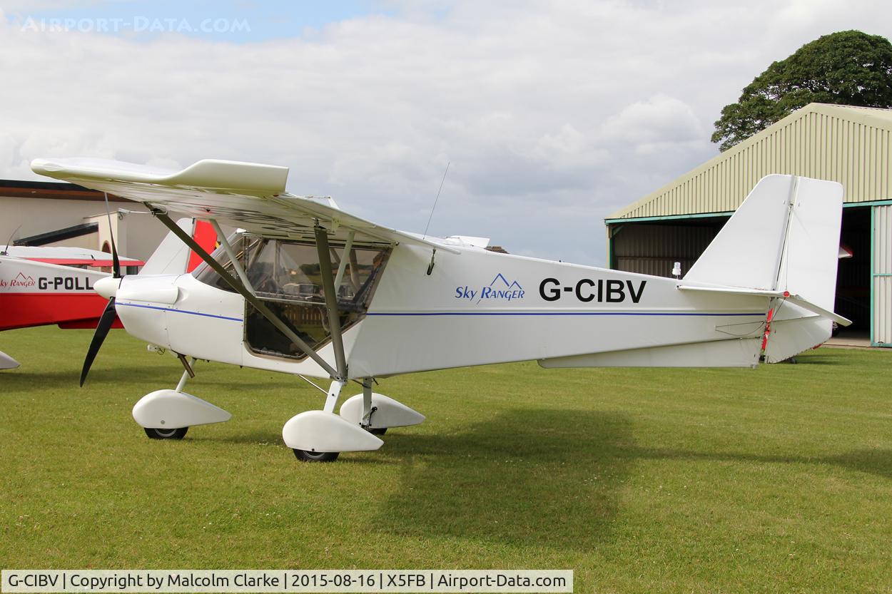 G-CIBV, 2013 Skyranger Swift 912S(1) C/N BMAA/HB/640, Skyranger Swift 912S(1) at Fishburn Airfield, August 16th 2015.
