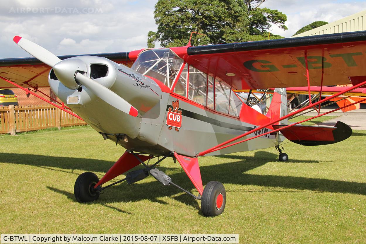 G-BTWL, 1992 Wag-Aero Sport Trainer C/N PFA 108-10893, Wag-Aero Sport Trainer at Fishburn Airfield, August 7th 2015.