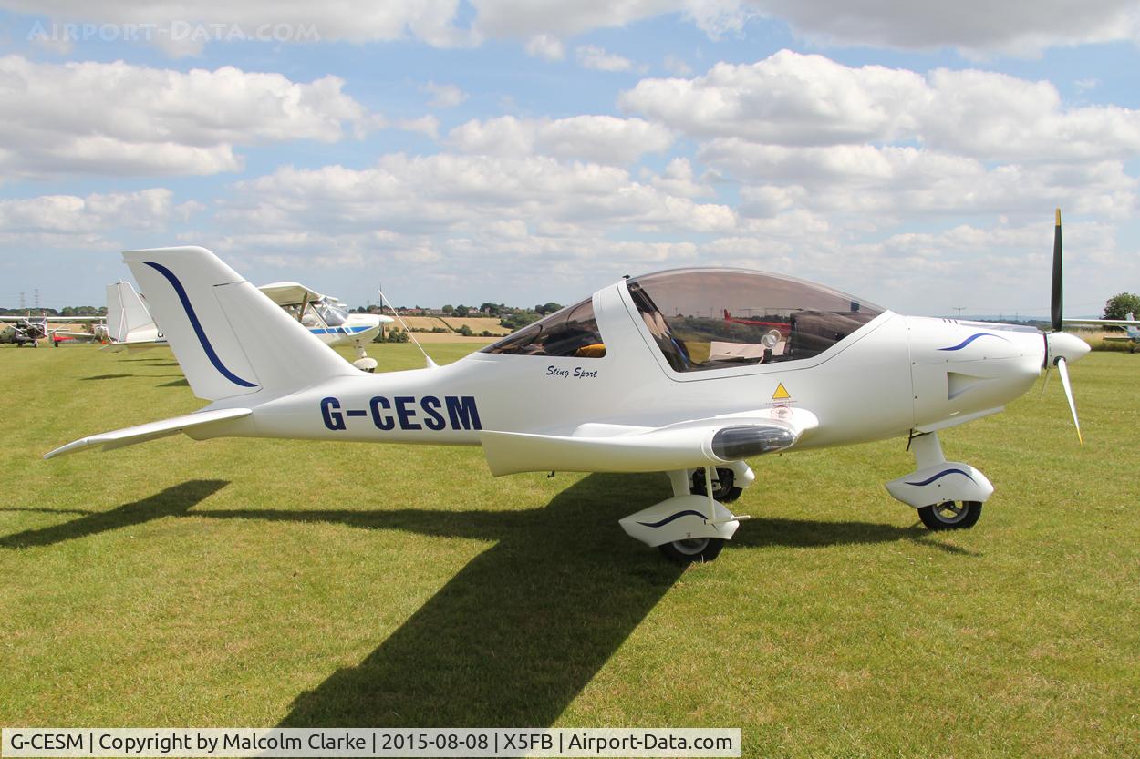 G-CESM, 2011 TL Ultralight TL-2000 Sting Sport C/N LAA 347-14801, TL Ultralight TL-2000 Sting Sport at Fishburn Airfield, August 8th 2015.