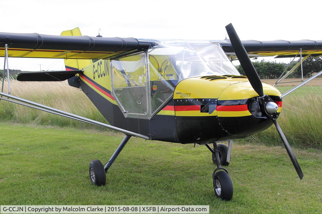 G-CCJN, 2005 Rans S-6ES Coyote II C/N PFA 204-13575, Rans S-6ES Coyote II, Fishburn Airfield, August 8th 2015.