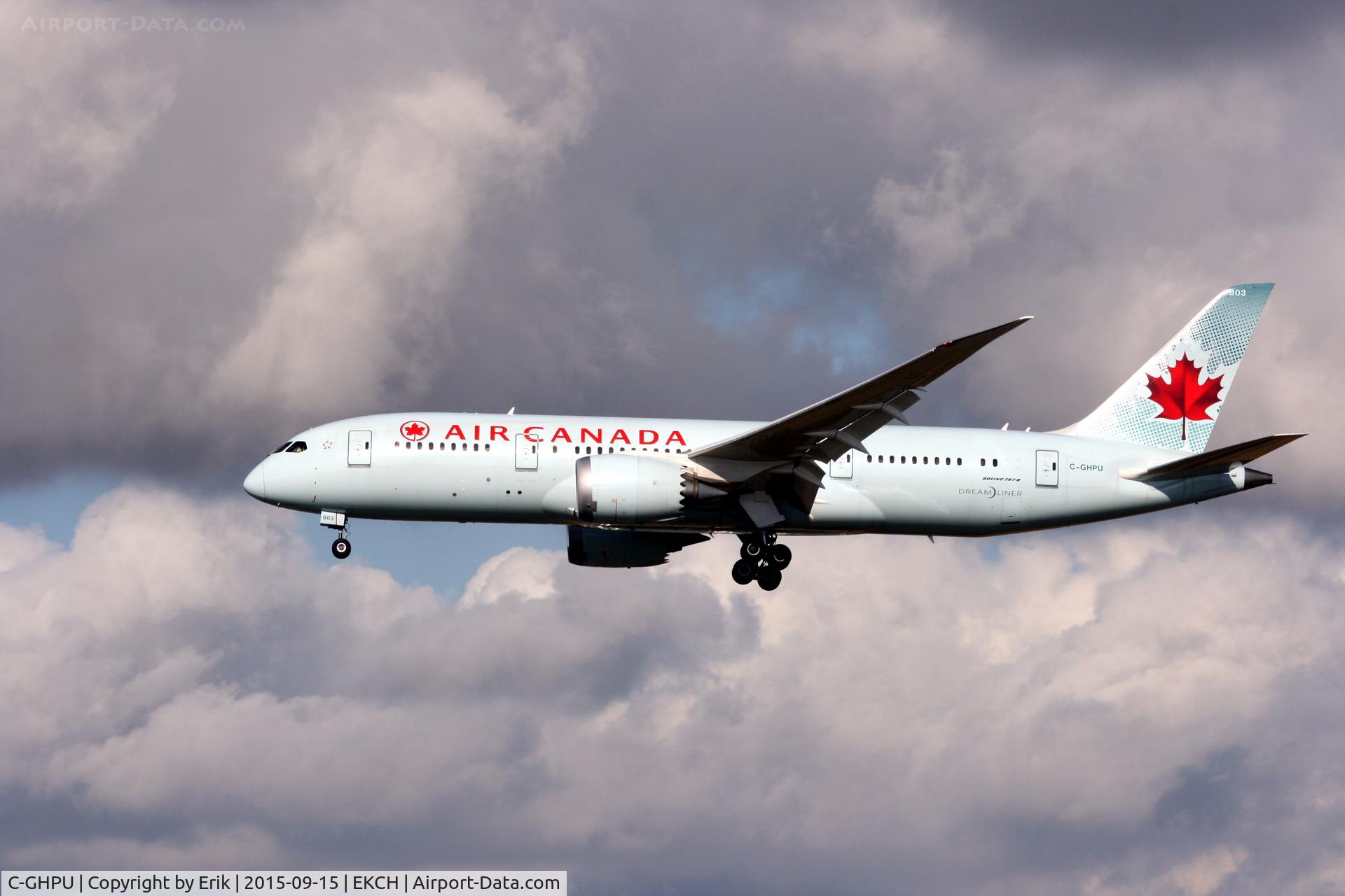 C-GHPU, 2014 Boeing 787-8 Dreamliner C/N 35259, C-GHPU landing rw 22L