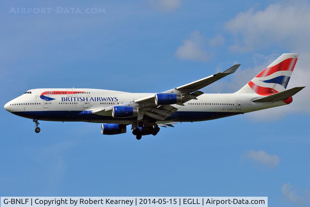 G-BNLF, 1989 Boeing 747-436 C/N 24048, On short finals at LHR