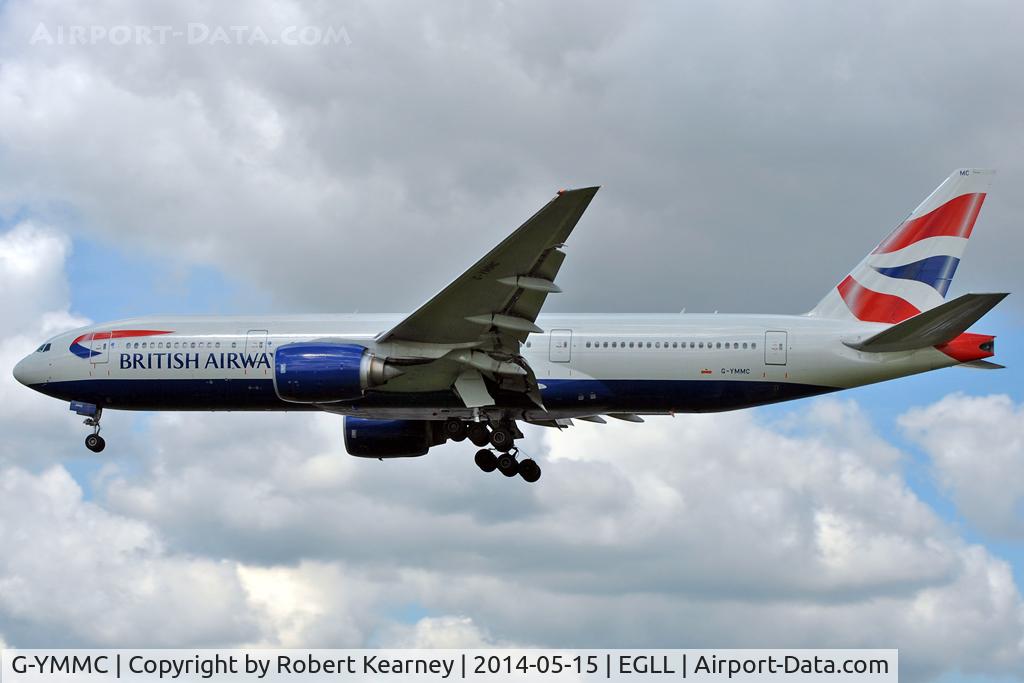 G-YMMC, 2000 Boeing 777-236 C/N 30304, On short finals at LHR