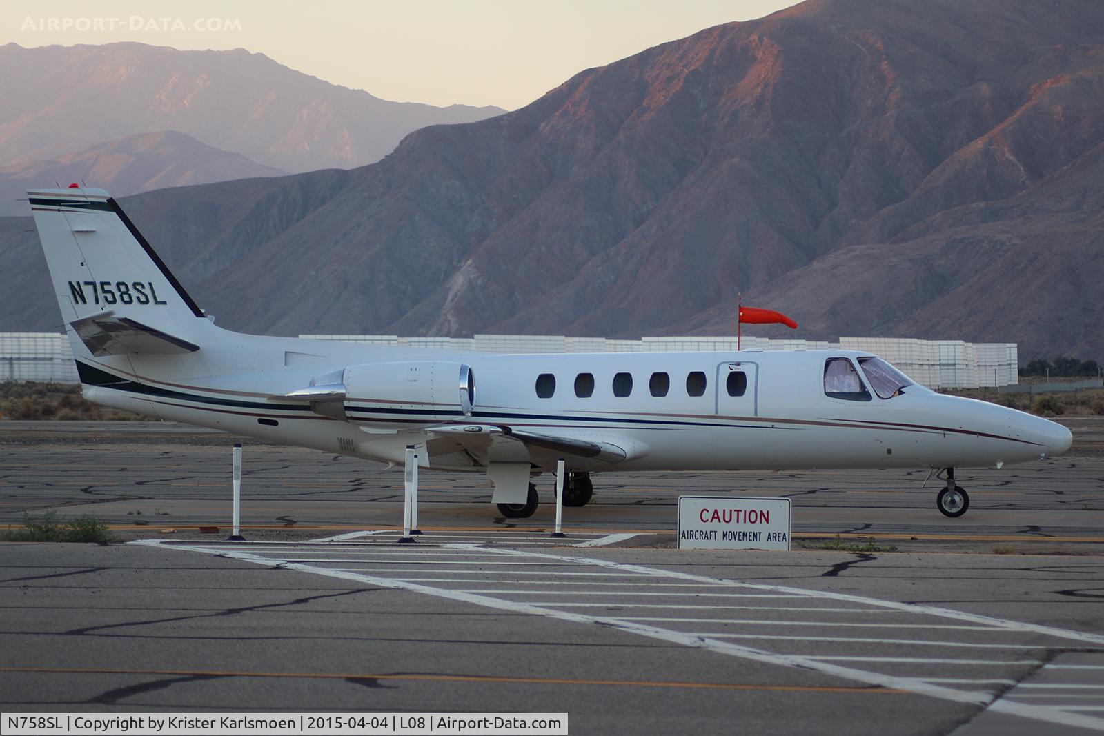 N758SL, 1994 Cessna 550 Citation II C/N 550-0554, Resting at the Apron