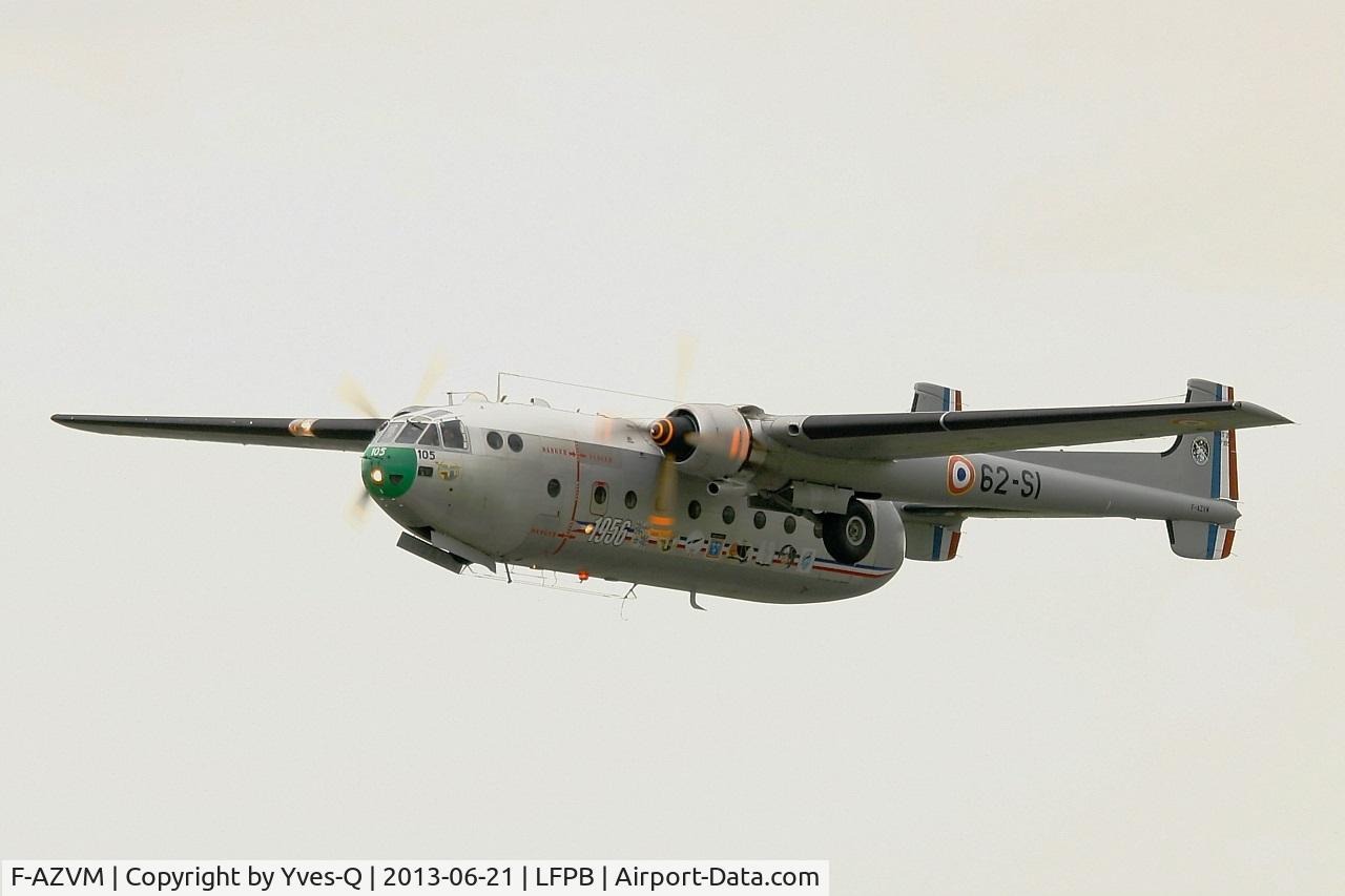 F-AZVM, 1956 Nord N-2501F Noratlas C/N 105, Nord N-2501F Noratlas, On display, Paris-Le Bourget Air Show 2013