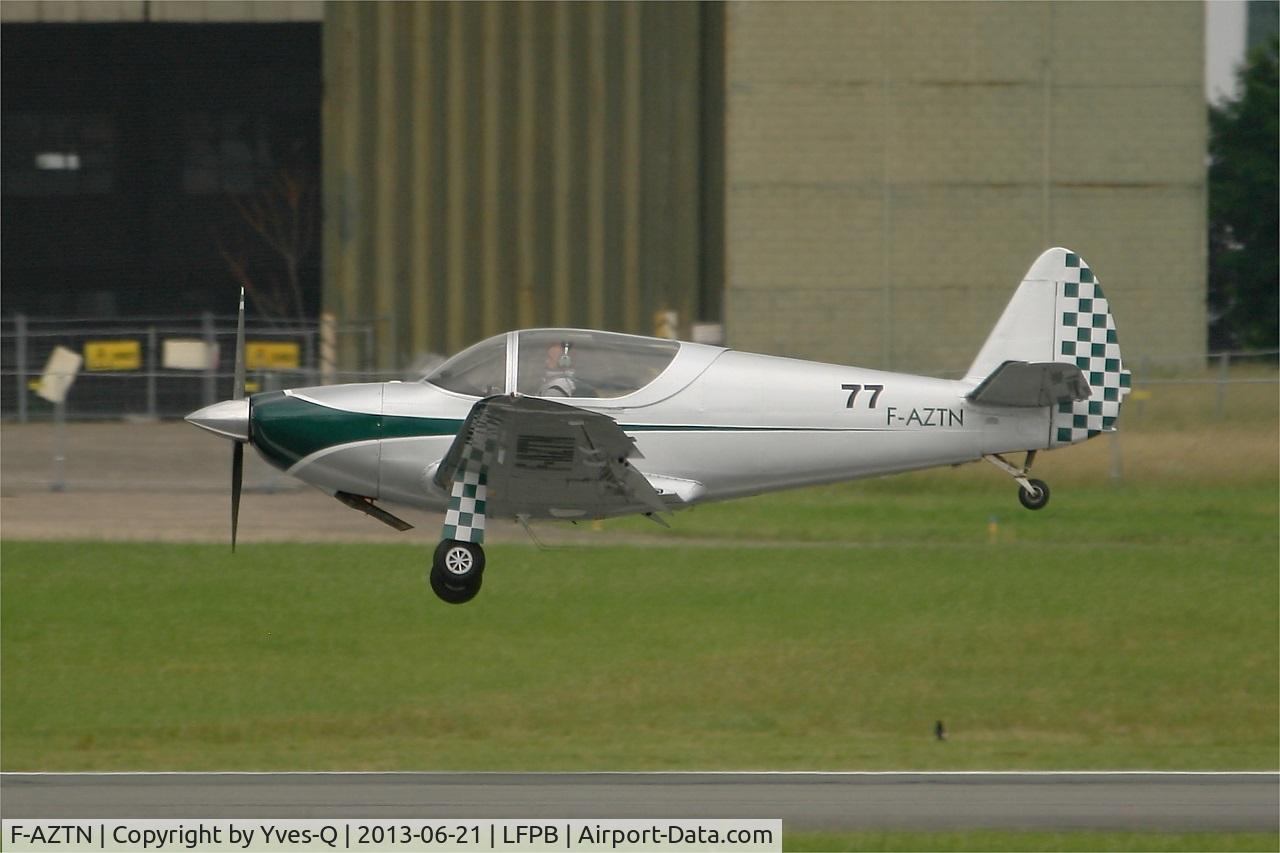 F-AZTN, 1946 Globe GC-1B Swift C/N 1151, Globe GC-1B Swift, Landing rwy 21, Paris-Le Bourget Air Show 2013