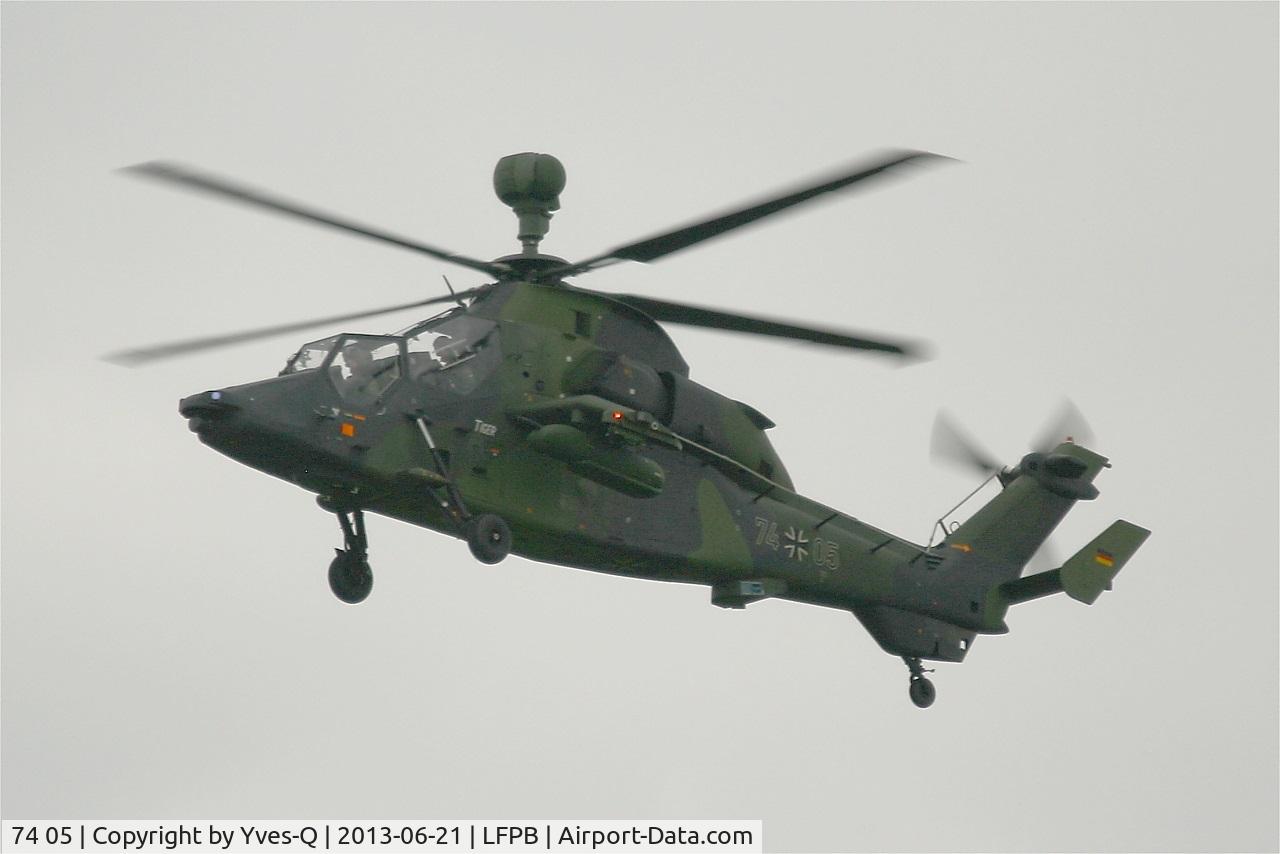 74 05, Eurocopter EC-665 Tiger UHT C/N 1005, German Army Eurocopter EC-665 Tiger UHT, On display, Paris-Le Bourget (LFPB-LBG) Air Show 2013
