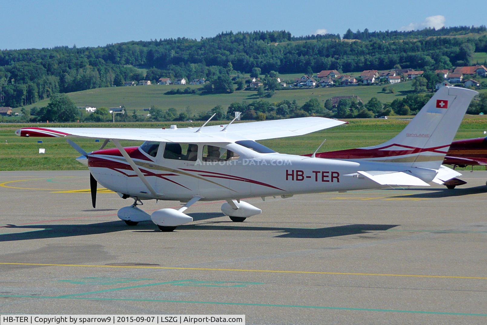 HB-TER, 2007 Cessna 182T Skylane Skylane C/N 18281982, apron Grenchen