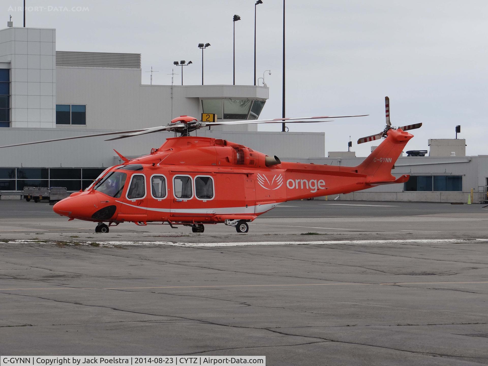 C-GYNN, 2010 AgustaWestland AW-139 C/N 41247, C-GYNN at Toronto City Airport