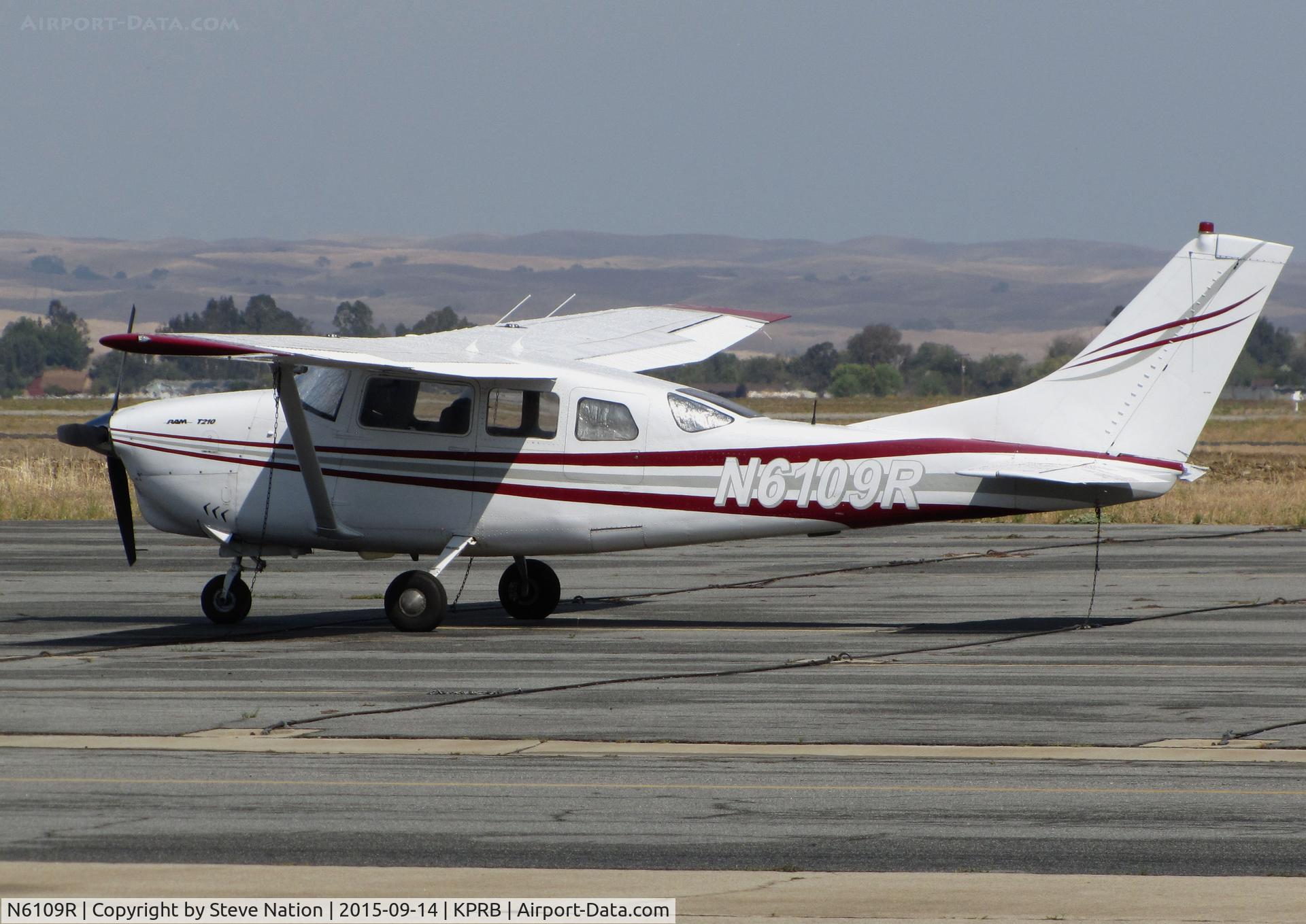 N6109R, 1965 Cessna T210F Turbo Centurion C/N T210-0009, 1965 Cessna T210F visiting @ Paso Robles Municipal Airport, CA