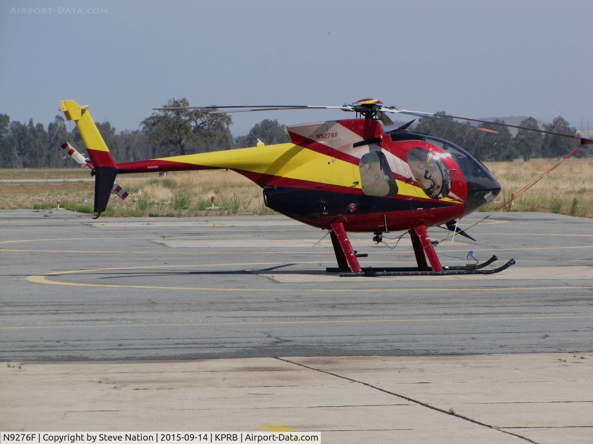N9276F, 1978 Hughes 369D C/N 180254D, Sun Wesy 1978 Hughes 369D visiting @ Paso Robles Municipal Airport, CA