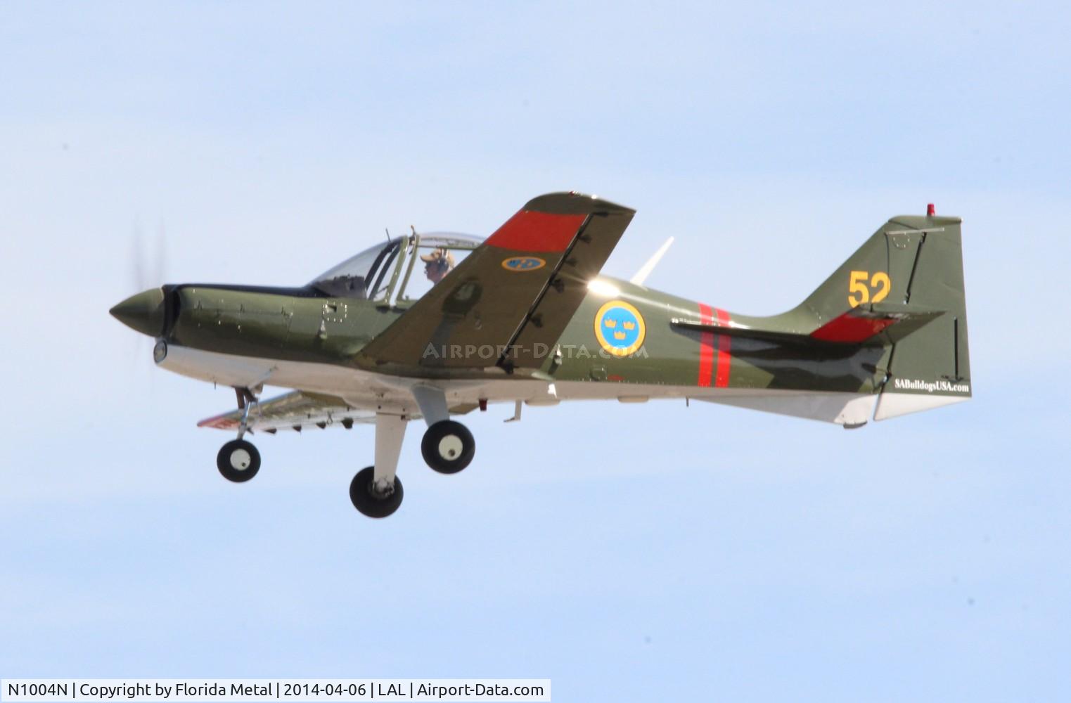 N1004N, 1972 Scottish Aviation Sk.61E Bulldog C/N BH100/167, Bulldog
