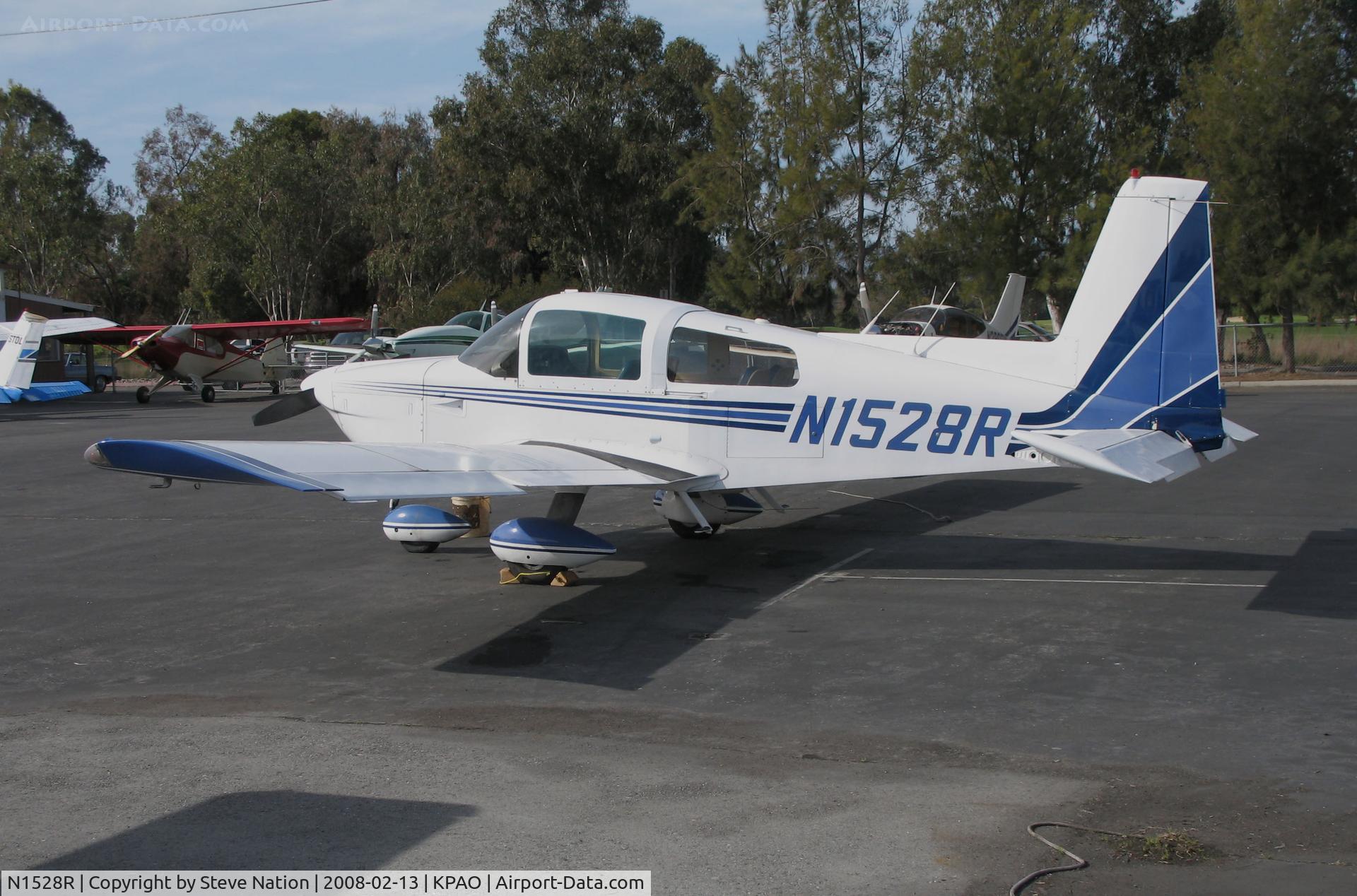 N1528R, 1975 Grumman American AA-5B Tiger C/N AA5B-0028, Locally-Based 1975 Grumman American AA-5B @ Palo Alto Airport, CA
