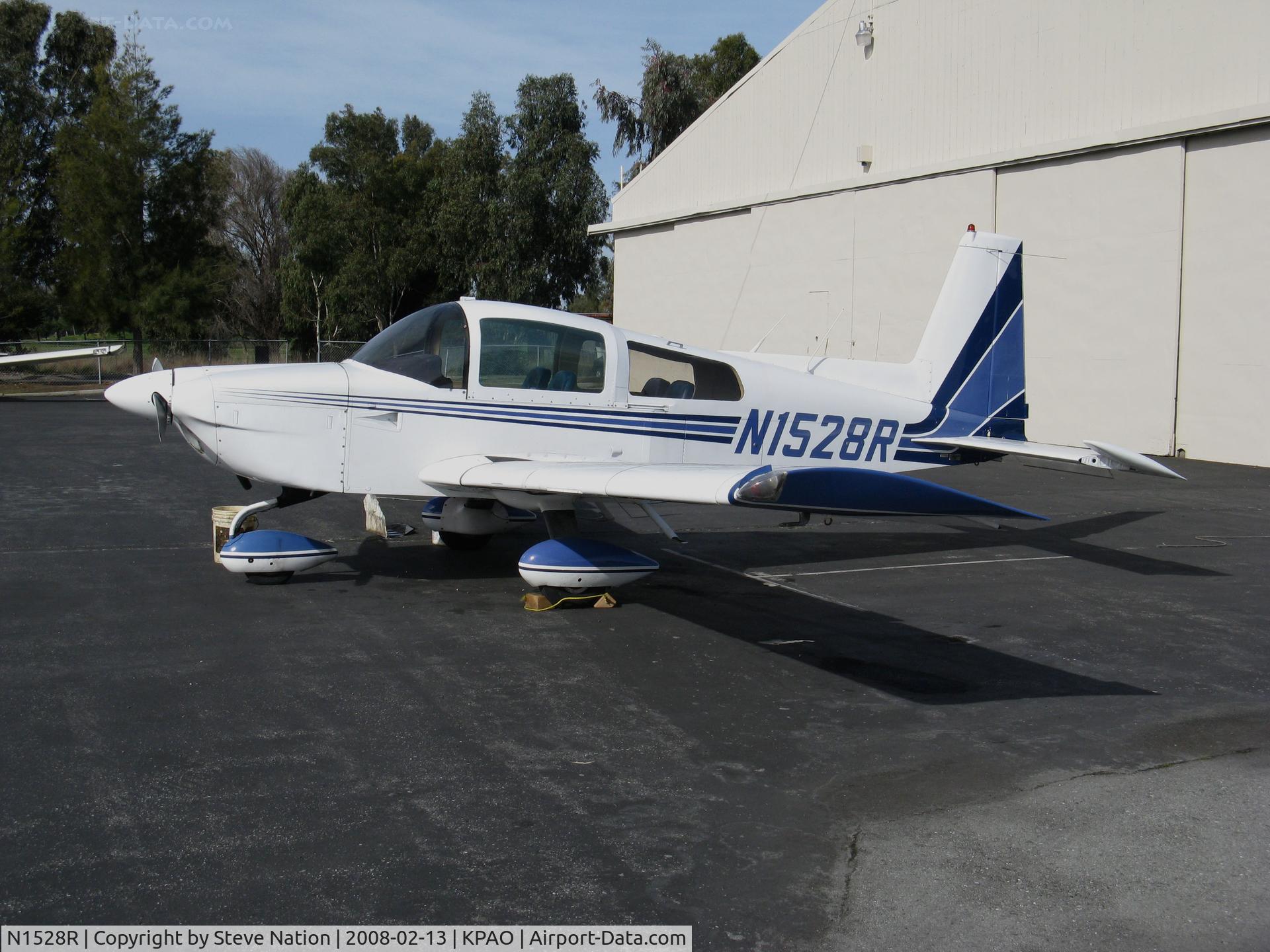 N1528R, 1975 Grumman American AA-5B Tiger C/N AA5B-0028, Locally-Based 1975 Grumman American AA-5B @ Palo Alto Airport, CA