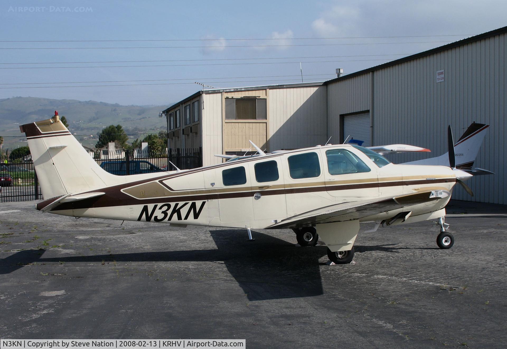 N3KN, 1980 Beech A36 Bonanza 36 C/N E-1770, Locally-Based 1980 Beech A36 @ Reid-Hillview Airport, San Jose, CA