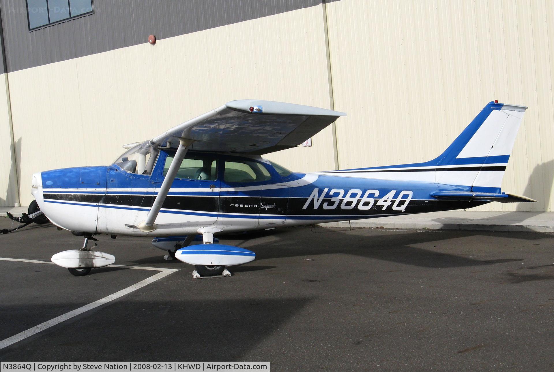 N3864Q, 1971 Cessna 172L C/N 17259964, 1971 Cessna 172L minus prop @ Hayward Executive Airport, CA