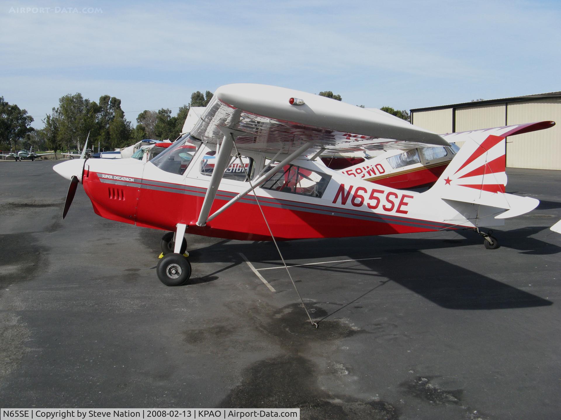 N65SE, 2005 American Champion 8KCAB Super Decathlon C/N 988-2005, Locally-Based 2005 American Champ 8KCAB Super @ Palo Alto Airport, CA