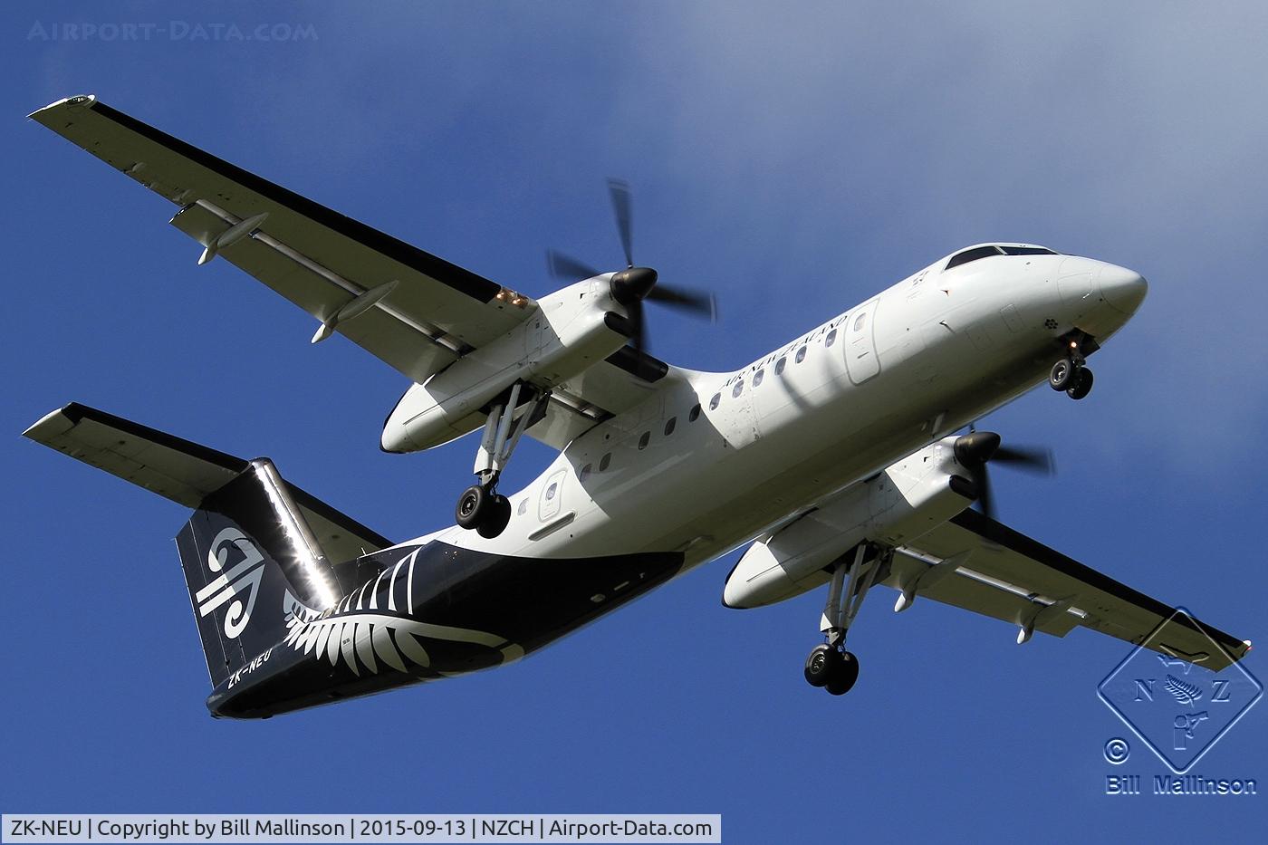 ZK-NEU, 2007 De Havilland Canada DHC-8-311 Dash 8 C/N 647, finals to 20