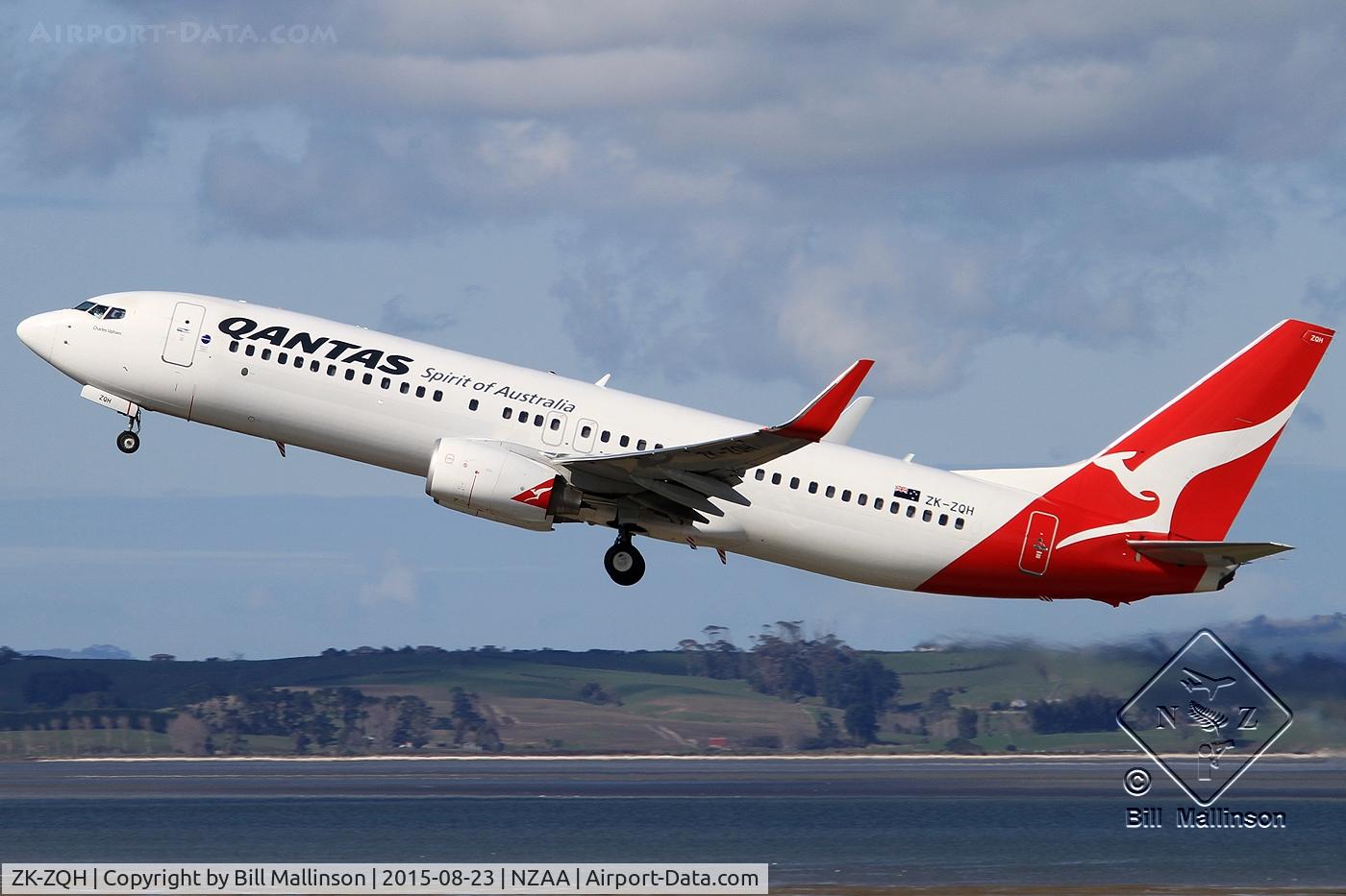 ZK-ZQH, 2011 Boeing 737-838 C/N 39357, away to SYD