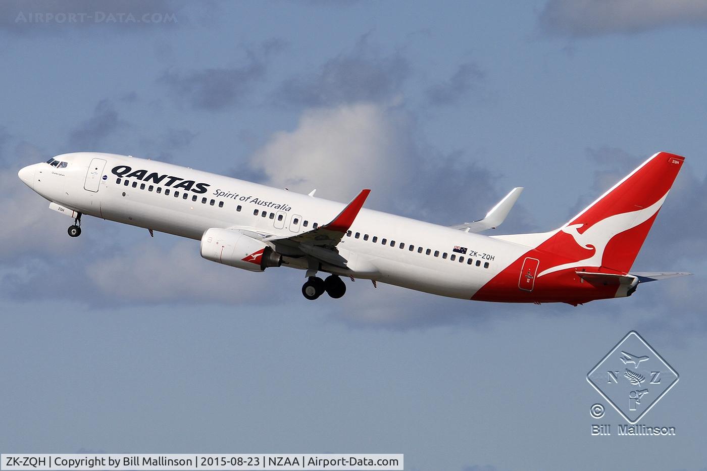ZK-ZQH, 2011 Boeing 737-838 C/N 39357, off to SYD