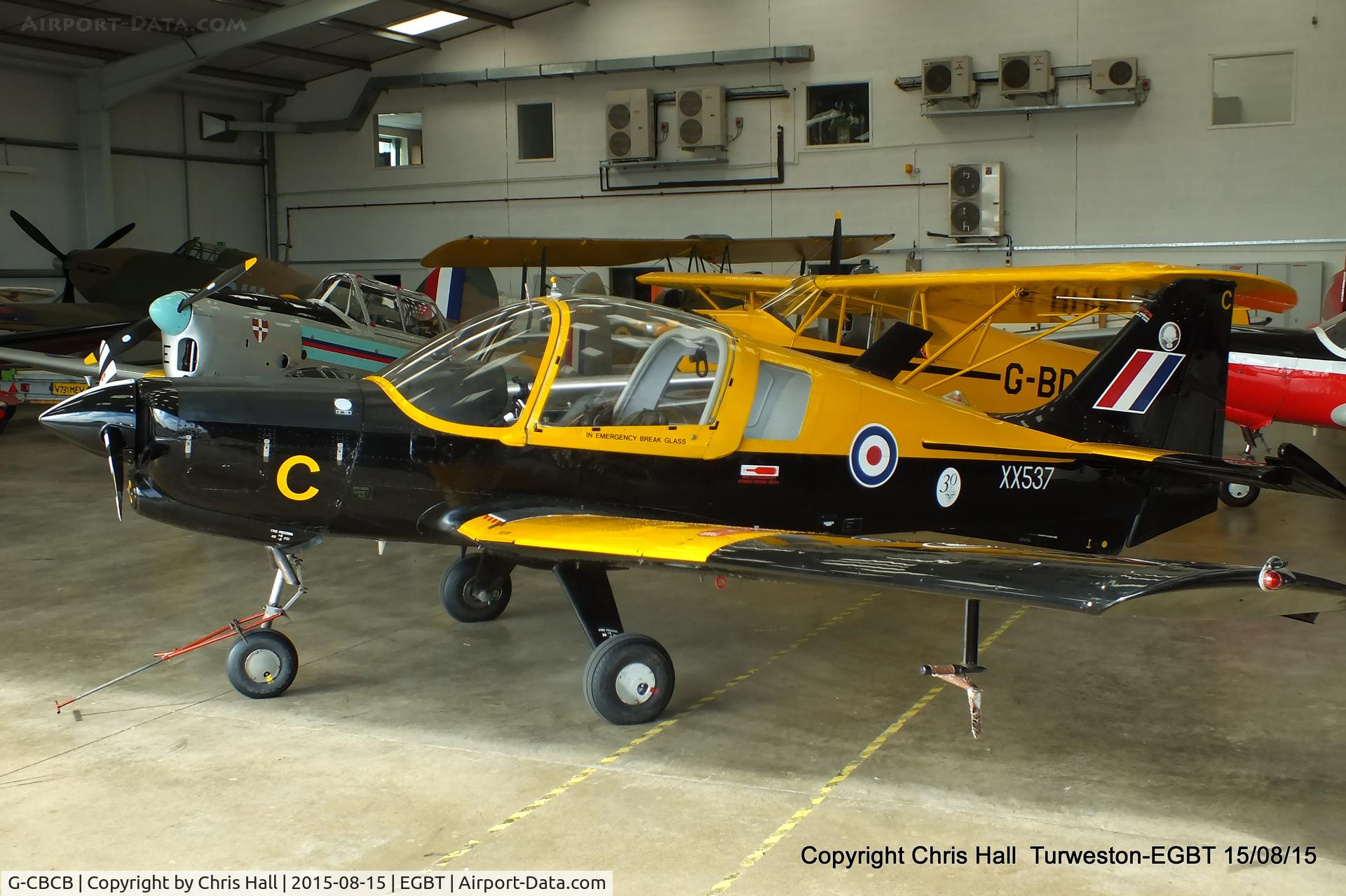 G-CBCB, 1973 Scottish Aviation Bulldog T.1 C/N BH.120/223, at Turweston