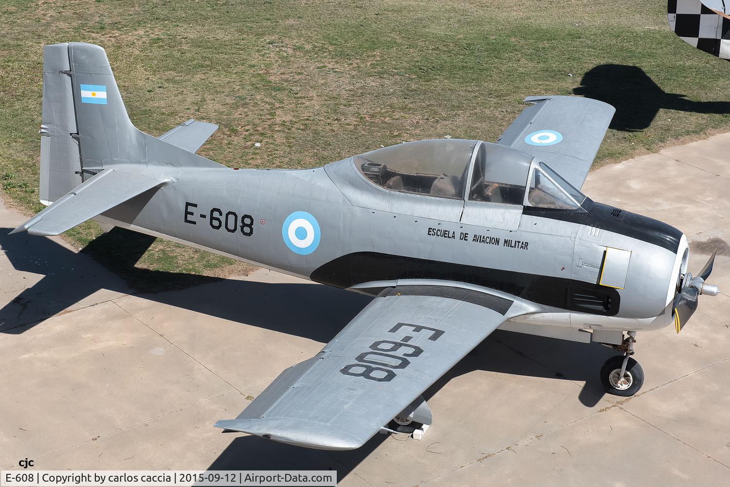 E-608, 1951 North American T-28A Trojan C/N 174-112, Santa Romana Museum.