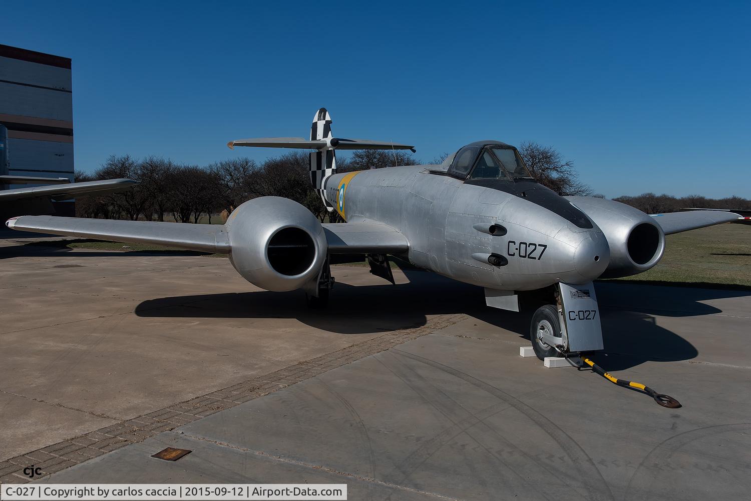 C-027, Gloster Meteor F.4 C/N Not found C-027, Santa Romana Museum