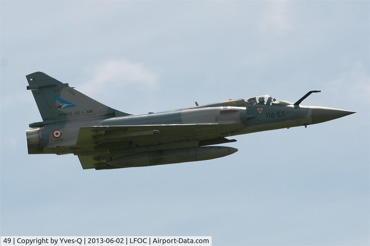 49, Dassault Mirage 2000-5F C/N 225, Dassault Mirage 2000-5F, On display, Châteaudun Air Base 279 (LFOC) Open day 2013