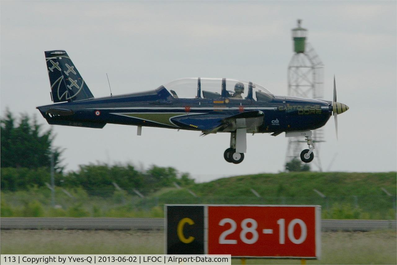 113, Socata TB-30 Epsilon C/N 113, Socata TB-30 Epsilon, On final rwy 28, Châteaudun Air Base 279 (LFOC) Open day 2013