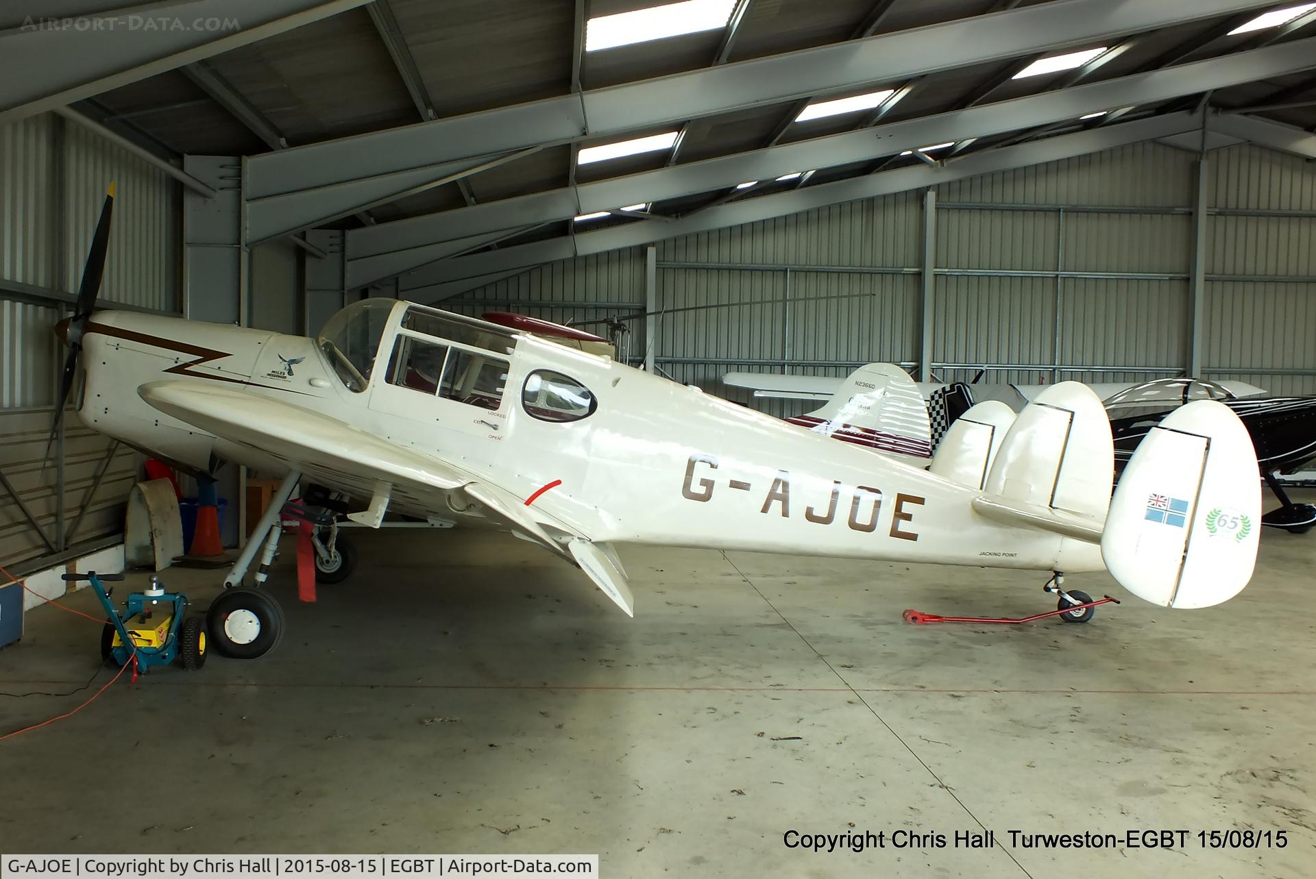 G-AJOE, 1947 Miles M.38 Messenger 2A C/N 6367, at Turweston