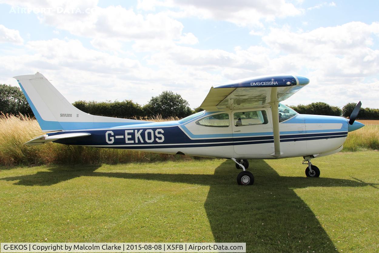 G-EKOS, 1978 Reims FR182 Skylane RG C/N 0017, Reims FR182 at Fishburn Airfield, August 8th 2015.