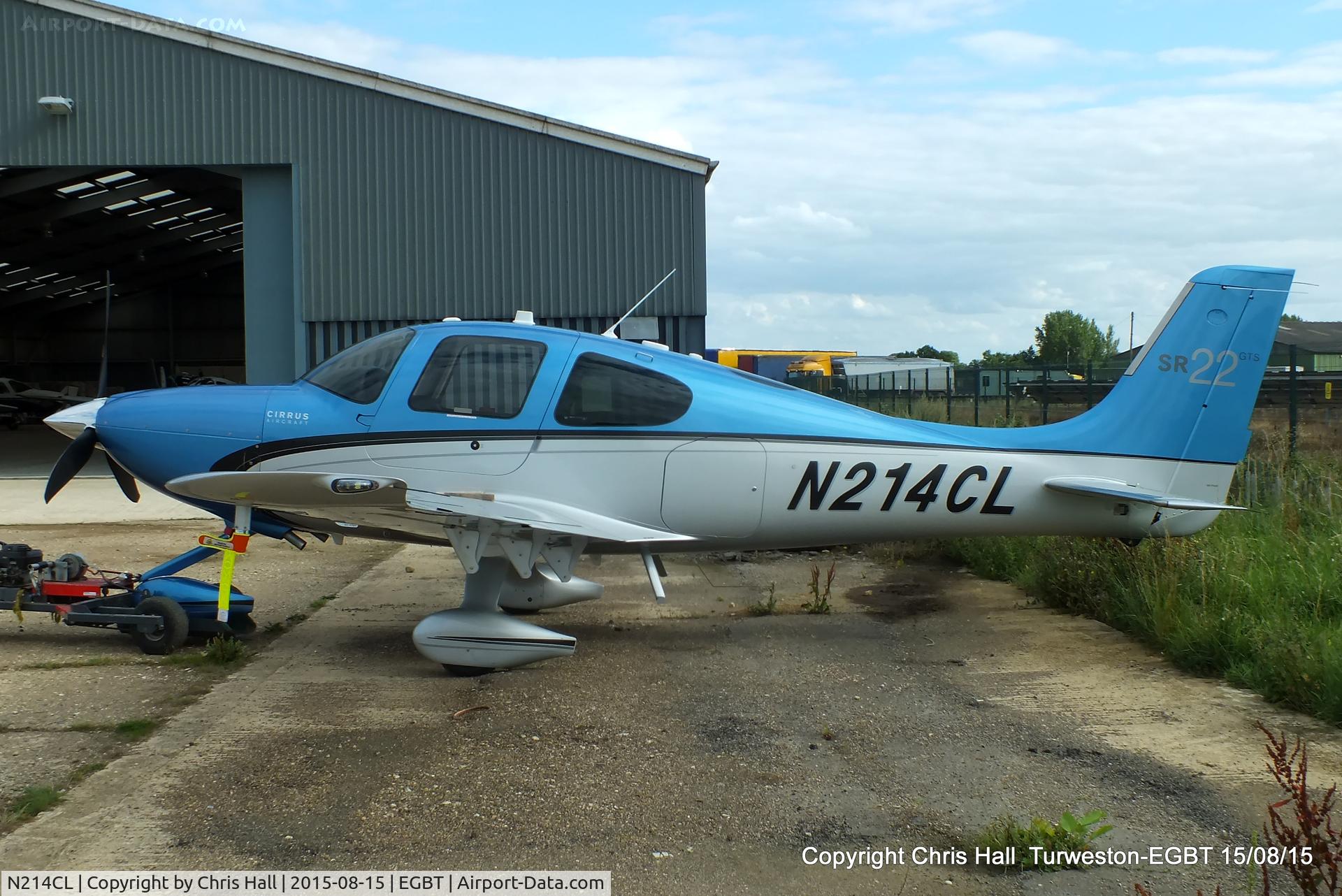 N214CL, 2012 Cirrus SR22 GTS C/N 3830, at Turweston