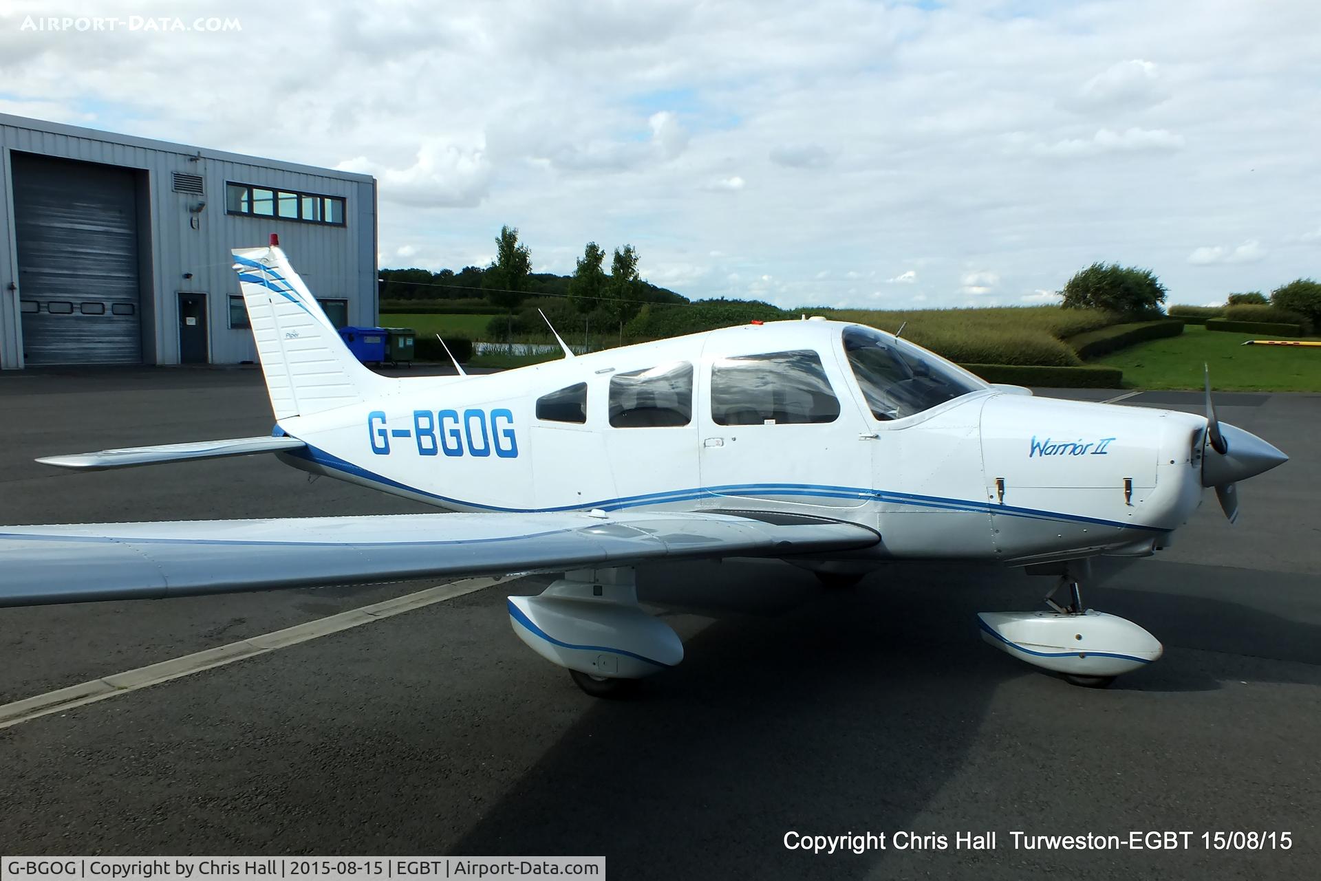 G-BGOG, 1979 Piper PA-28-161 Cherokee Warrior II C/N 28-7916350, at Turweston
