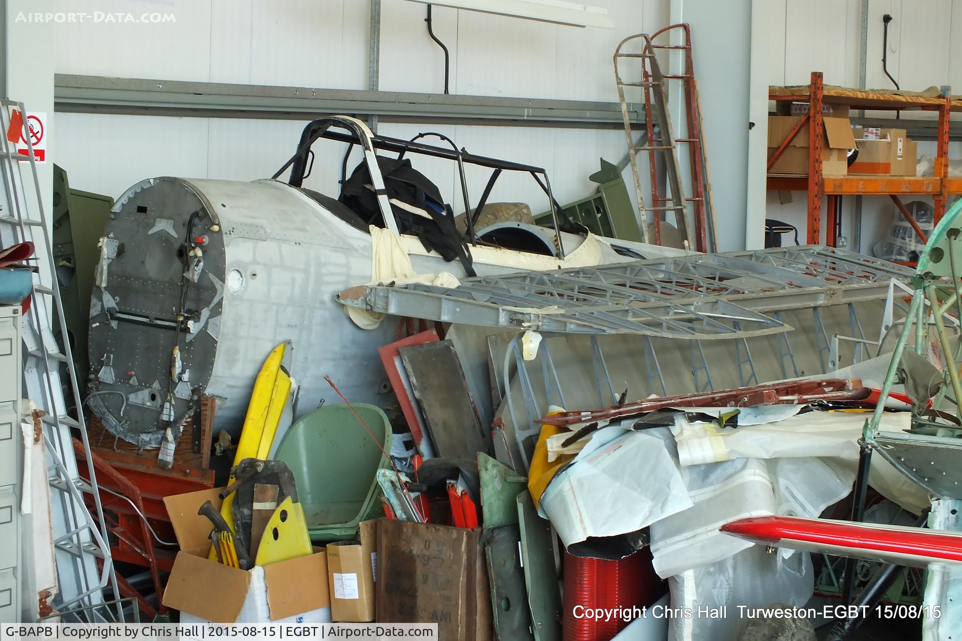 G-BAPB, 1949 De Havilland DHC-1 Chipmunk 22A C/N C1/0001, at Turweston