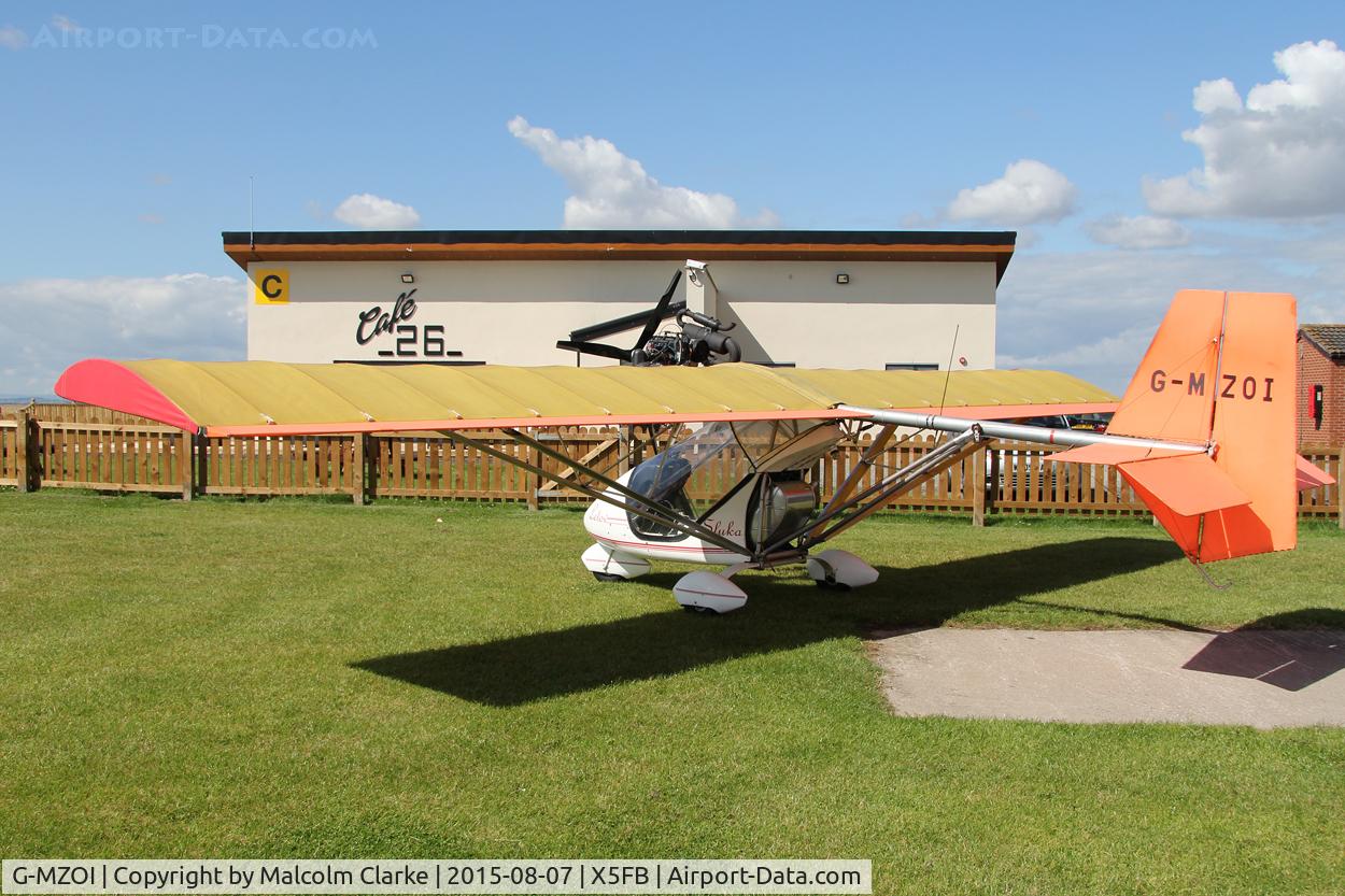 G-MZOI, 1999 Letov LK-2M Sluka C/N PFA 263-13238, Letov LK-2M Sluka, an airfield resident, Fishburn Airfield, August 7th 2015.