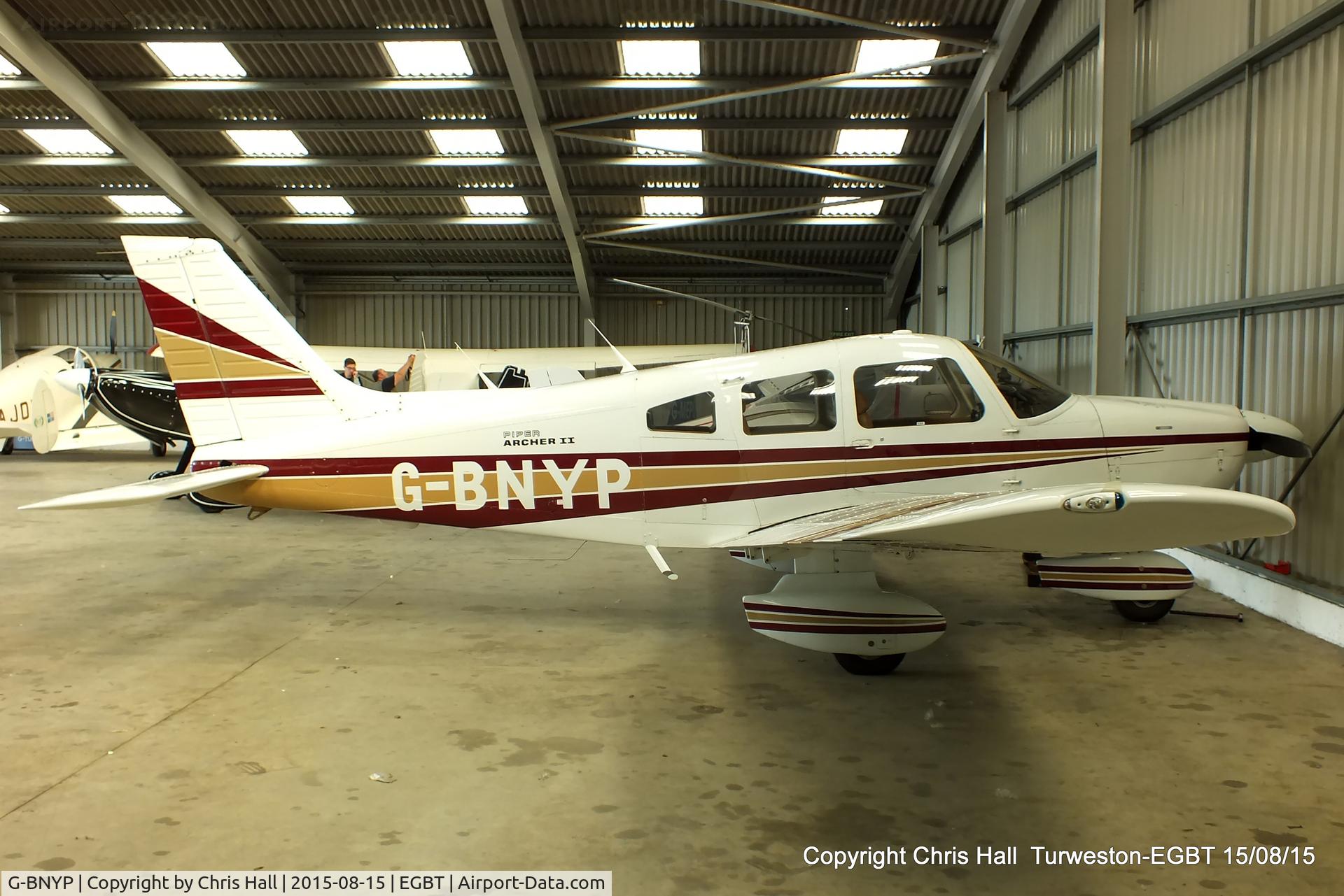 G-BNYP, 1984 Piper PA-28-181 Cherokee Archer II C/N 28-8490027, at Turweston