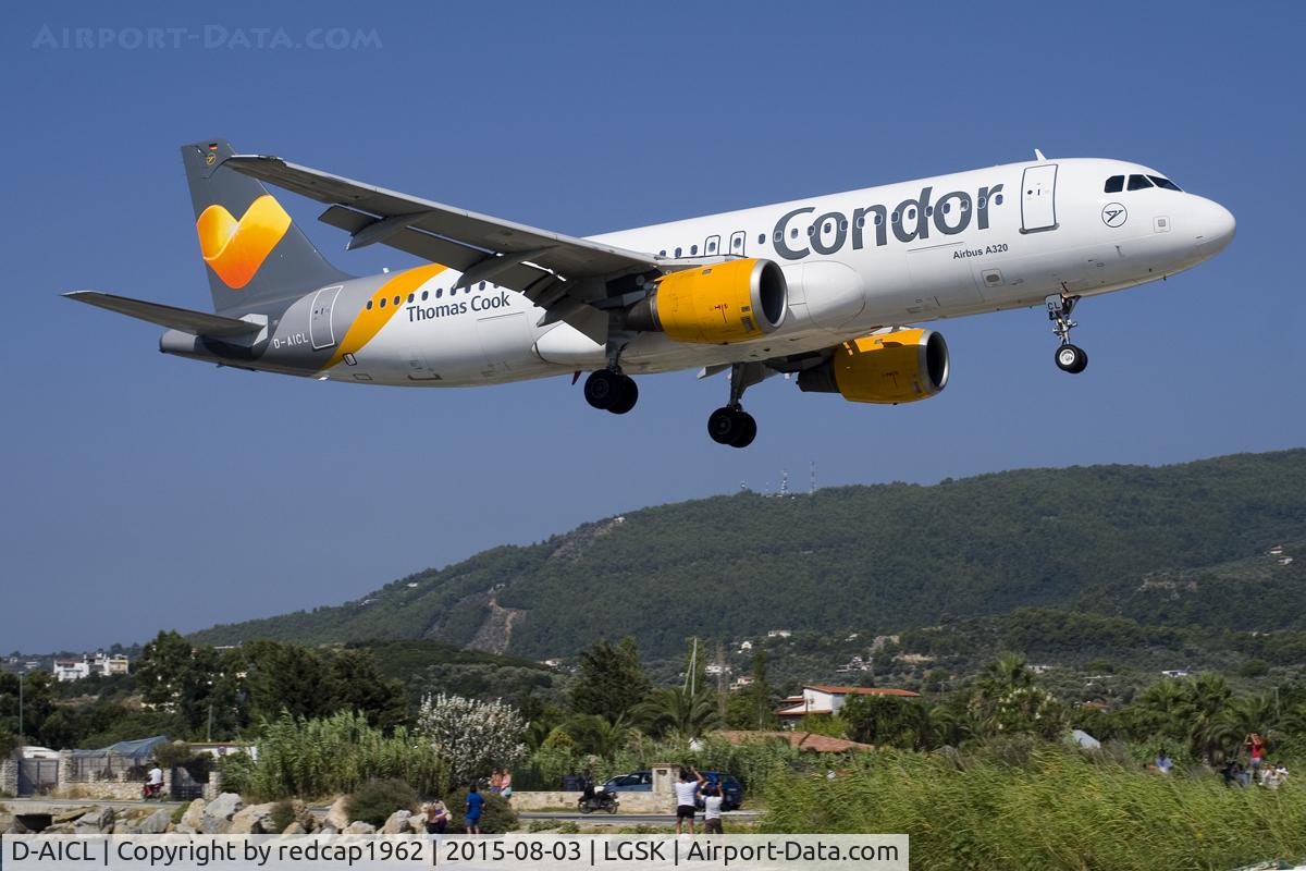 D-AICL, 2001 Airbus A320-212 C/N 1437, standard JSI arrival