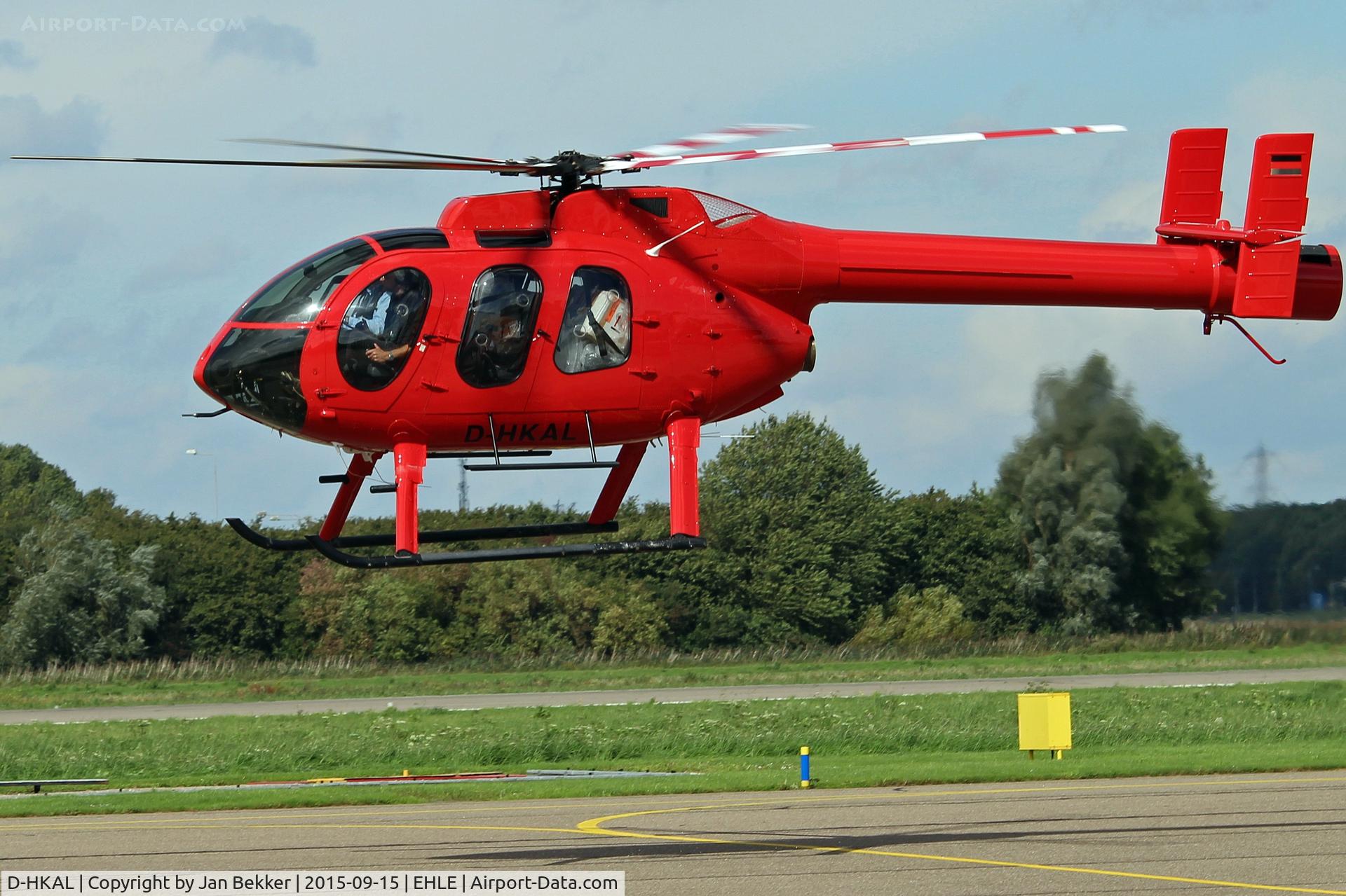 D-HKAL, 2008 McDonnell Douglas MD-600N C/N RN073, Departing from Lelystad Airport