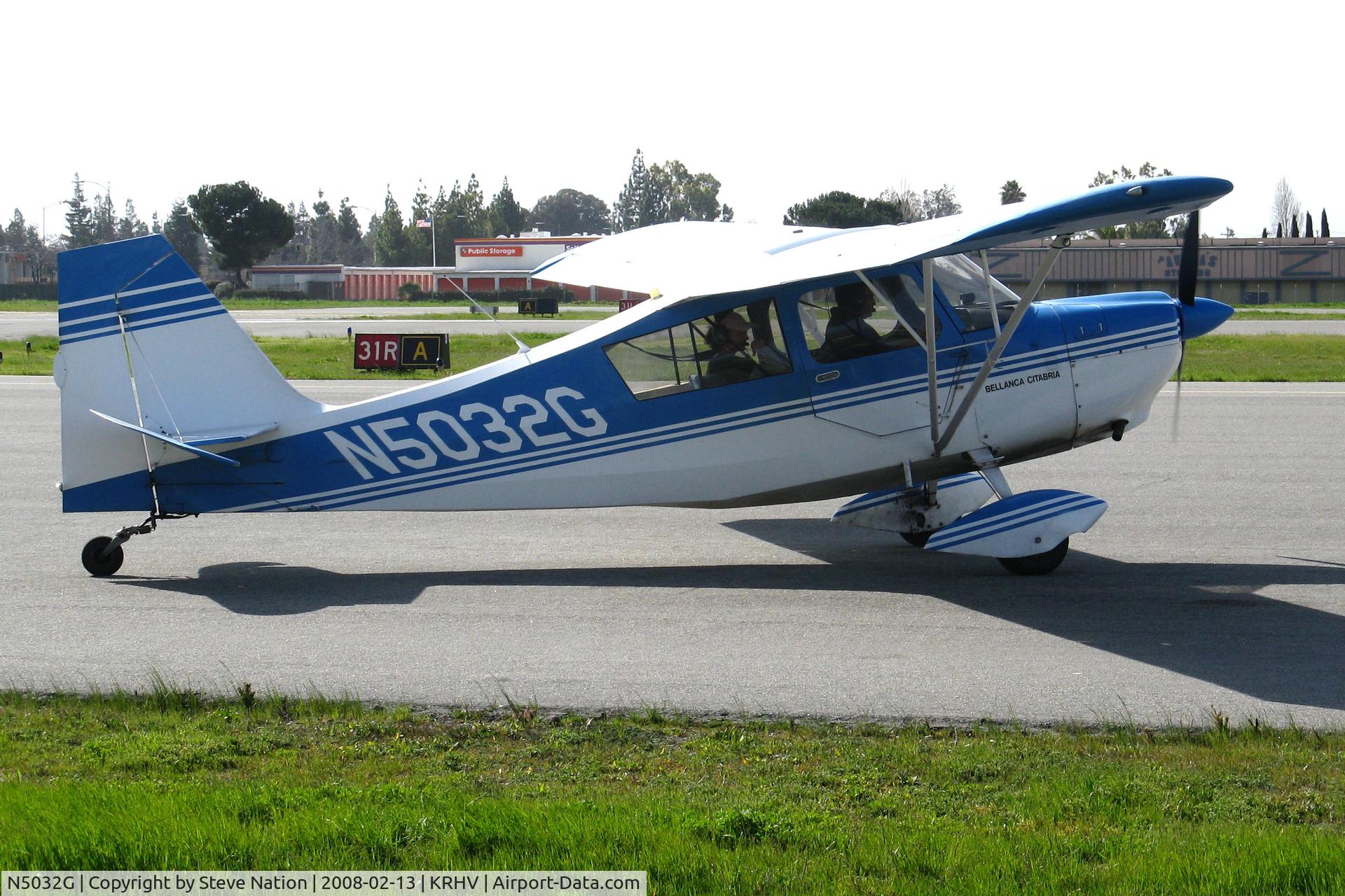 N5032G, 1978 Bellanca 7ECA Citabria C/N 1283-79, Amelia Reid Aviation 1978 Bellanca 7ECA running through checklist @ Reid-Hillview Airport San Jose, CA