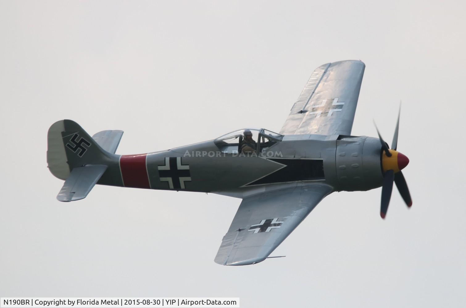 N190BR, Focke-Wulf Fw-190-A8 Replica C/N 005, Focke Wulf FW190 replica