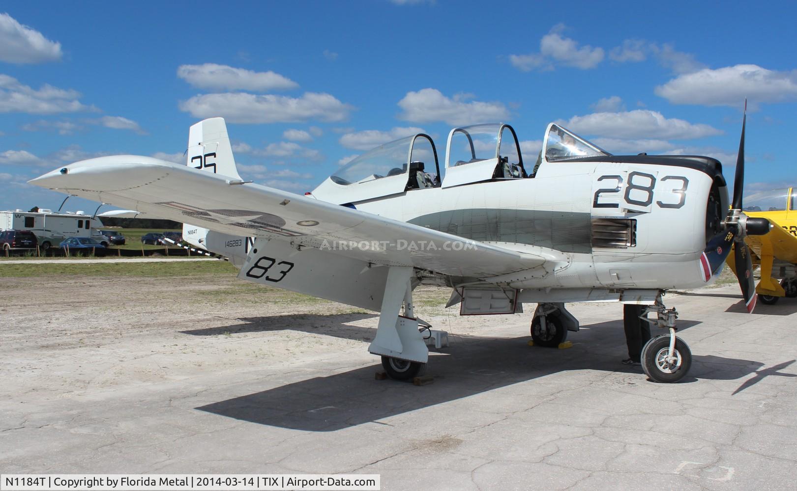 N1184T, 1958 North American T-28C Trojan C/N 252-46 (146283), T-28C Trojan