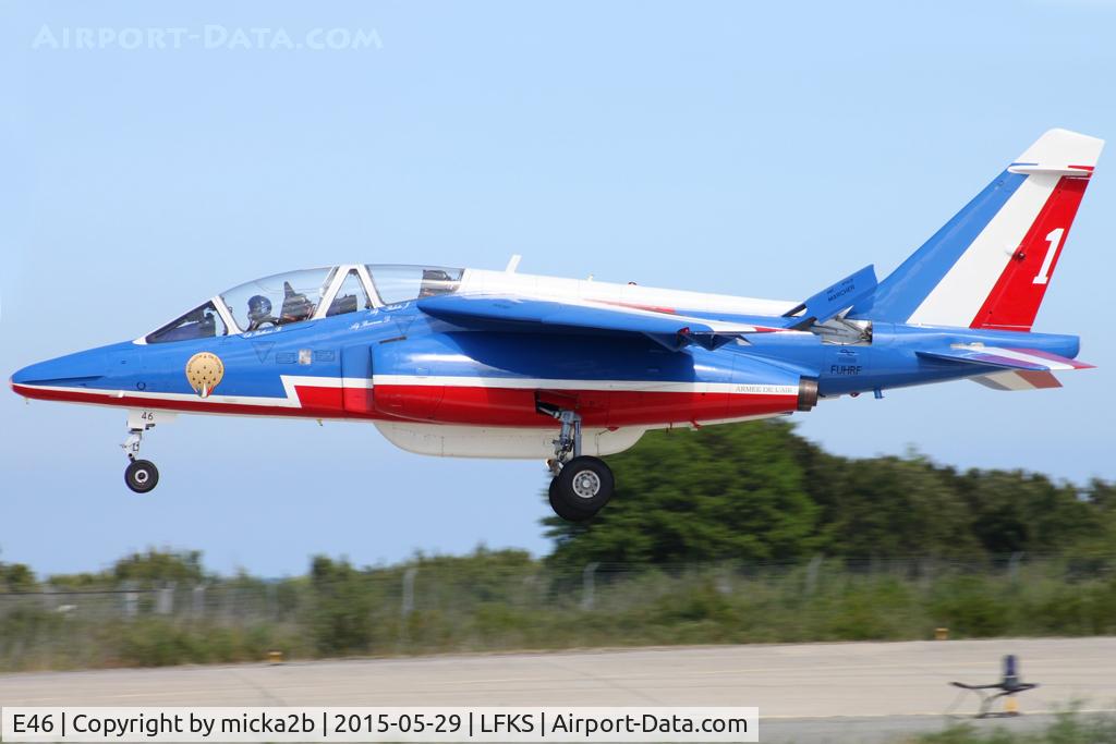 E46, Dassault-Dornier Alpha Jet E C/N E46, Landing