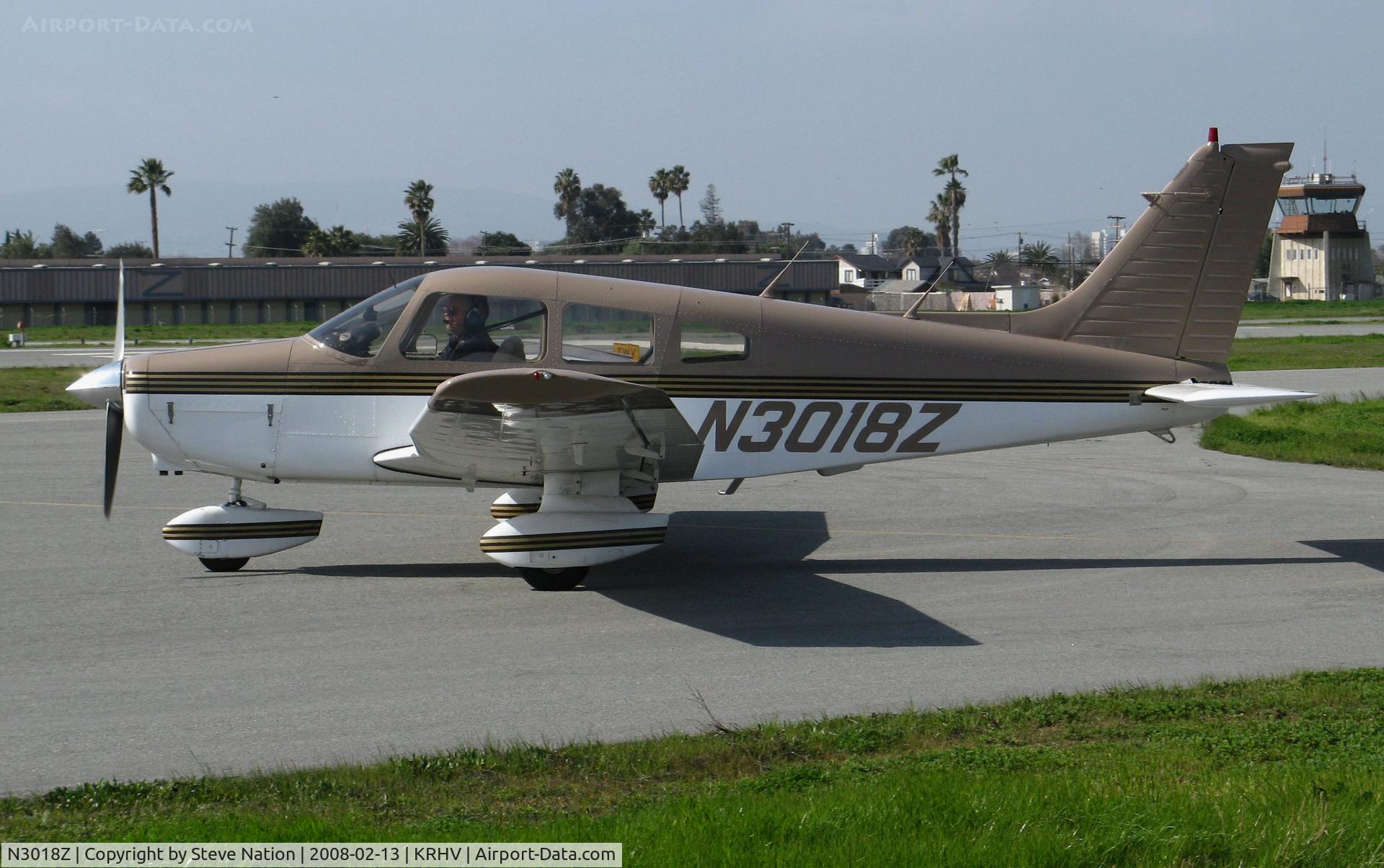 N3018Z, 1979 Piper PA-28-161 C/N 28-7916398, Locally-Based 1979 PA-28-161 holding for takeoff @ Reid-Hillview Airport San Jose, CA