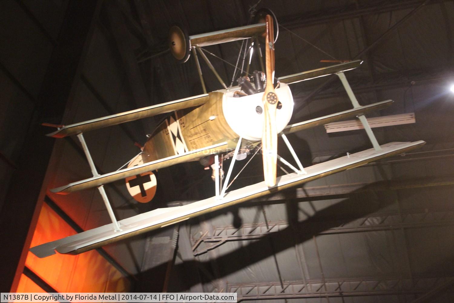 N1387B, 1982 Fokker Dr.1 Triplane Replica C/N 16, DR1 Triplane