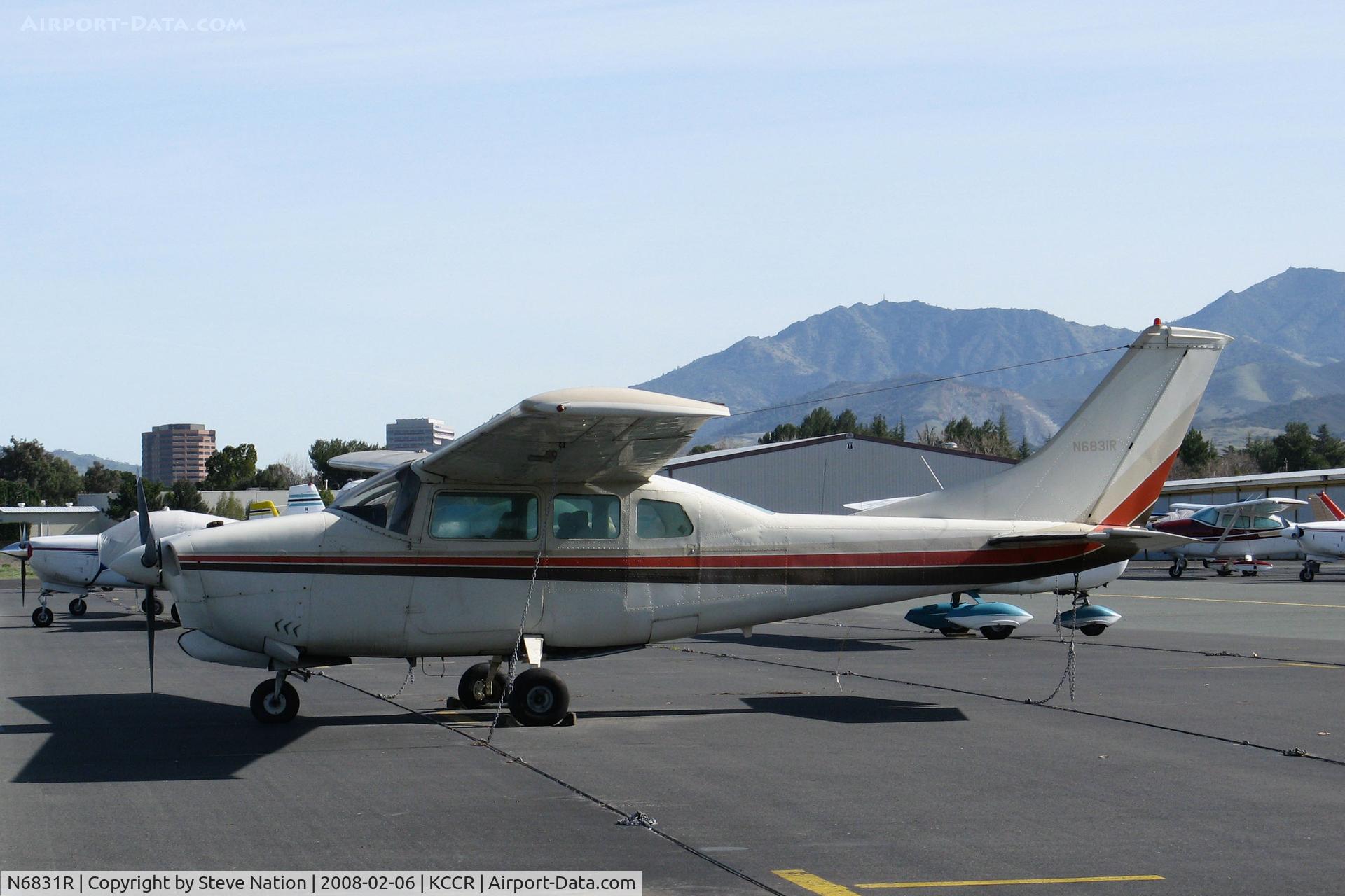 N6831R, 1966 Cessna T210G Turbo Centurion C/N T210-0231, Locally-Based 1966 Cessna T210G @ Buchanan Field, Concord, CA