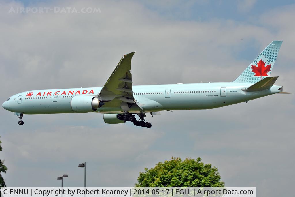 C-FNNU, 2013 Boeing 777-333/ER C/N 43249, On short finals at LHR